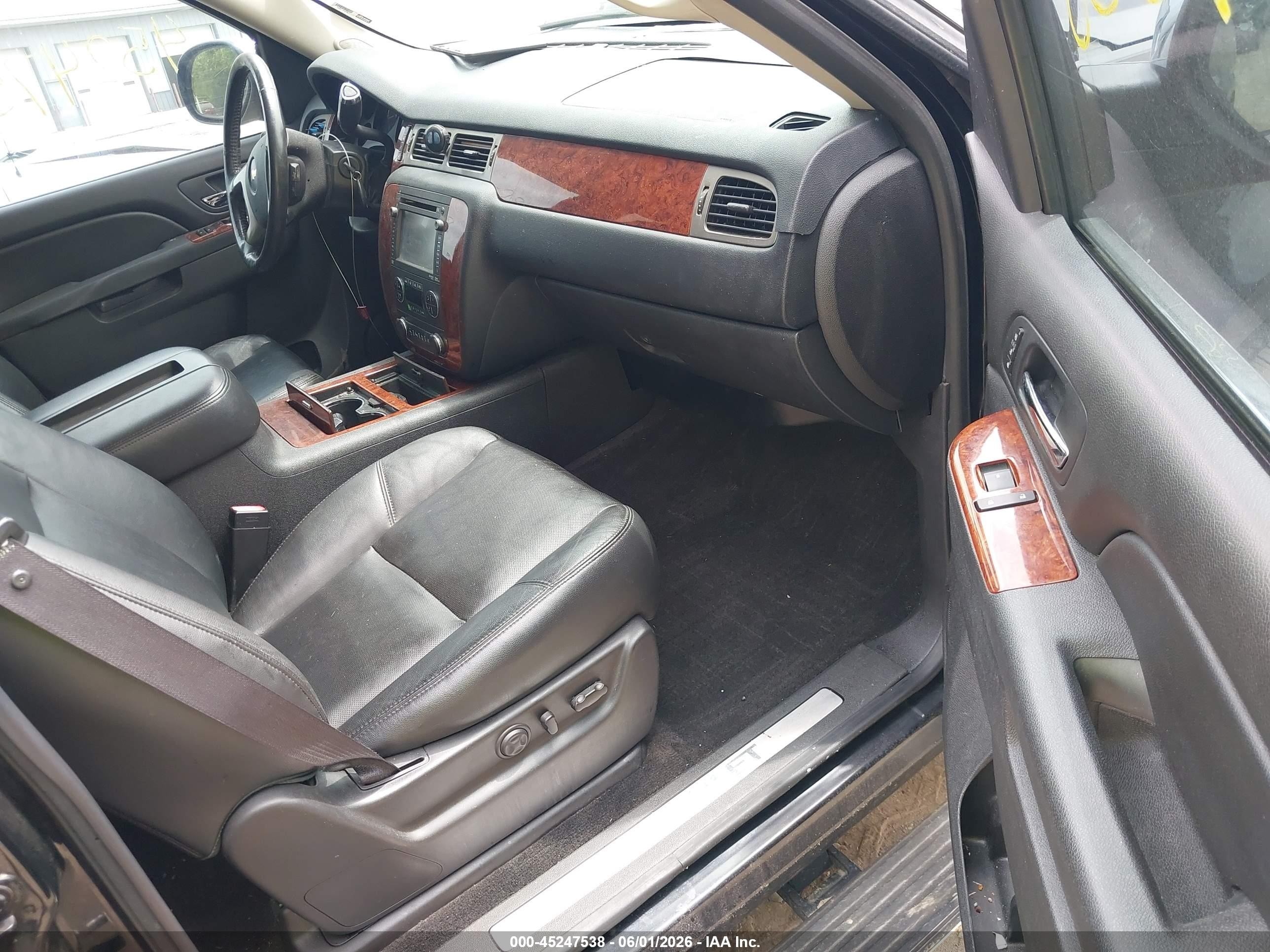 2012 Chevrolet Avalanche 1500 Ltz Black vin: 3GNTKGE72CG230622