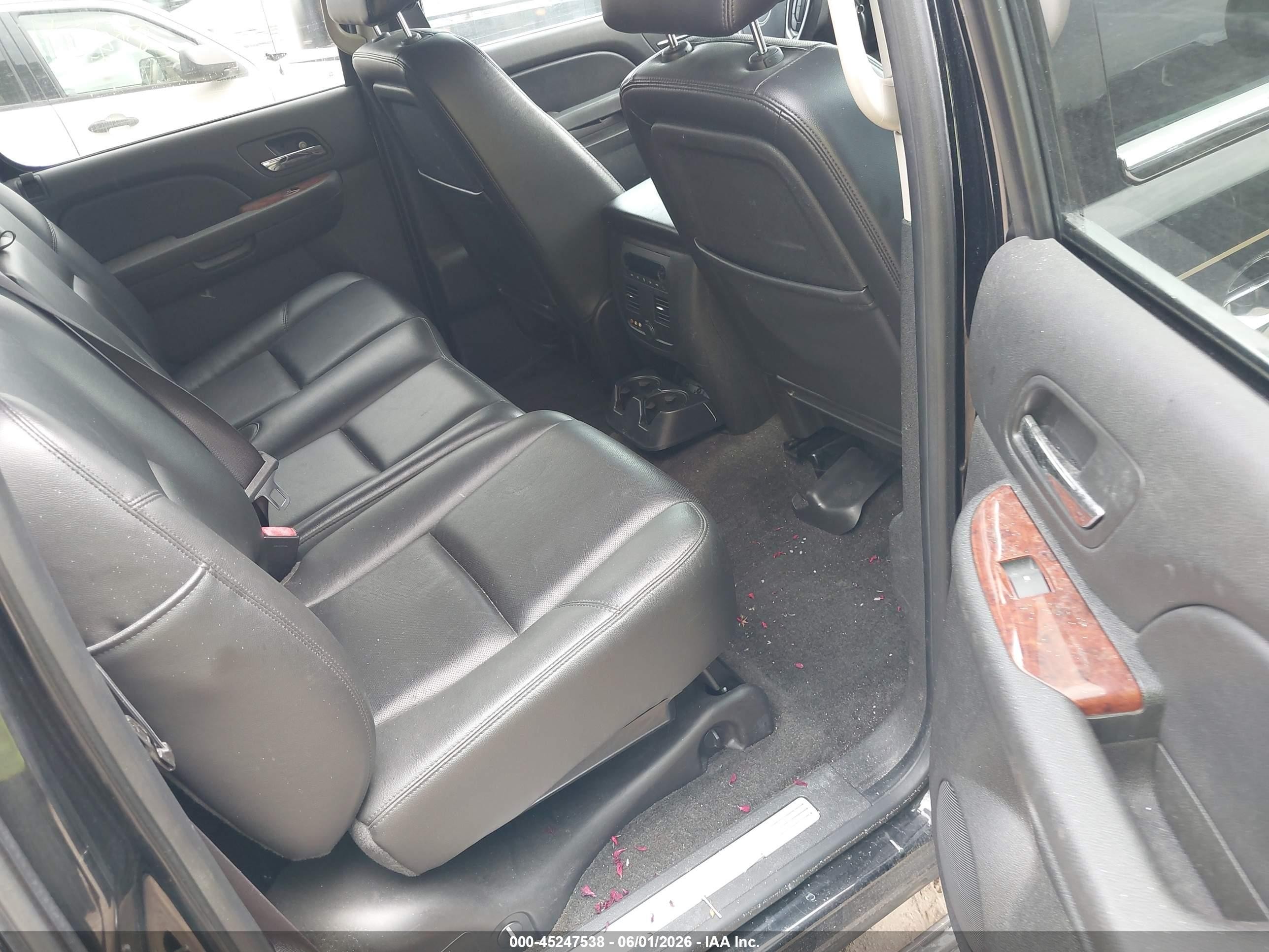 2012 Chevrolet Avalanche 1500 Ltz Black vin: 3GNTKGE72CG230622