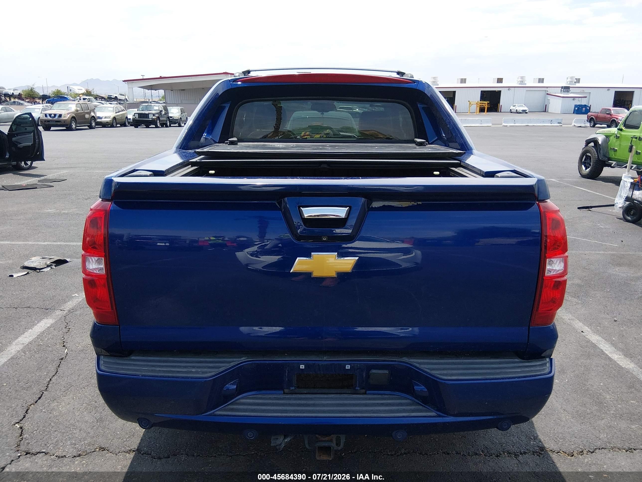 2013 Chevrolet Avalanche Ltz Blue vin: 3GNTKGE72DG380098