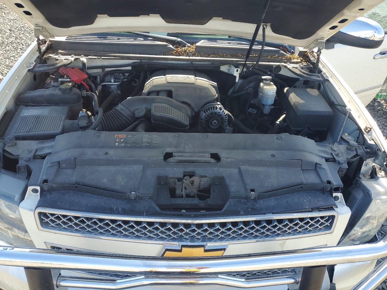 2013 Chevrolet Avalanche Ltz White vin: 3GNTKGE73DG211336