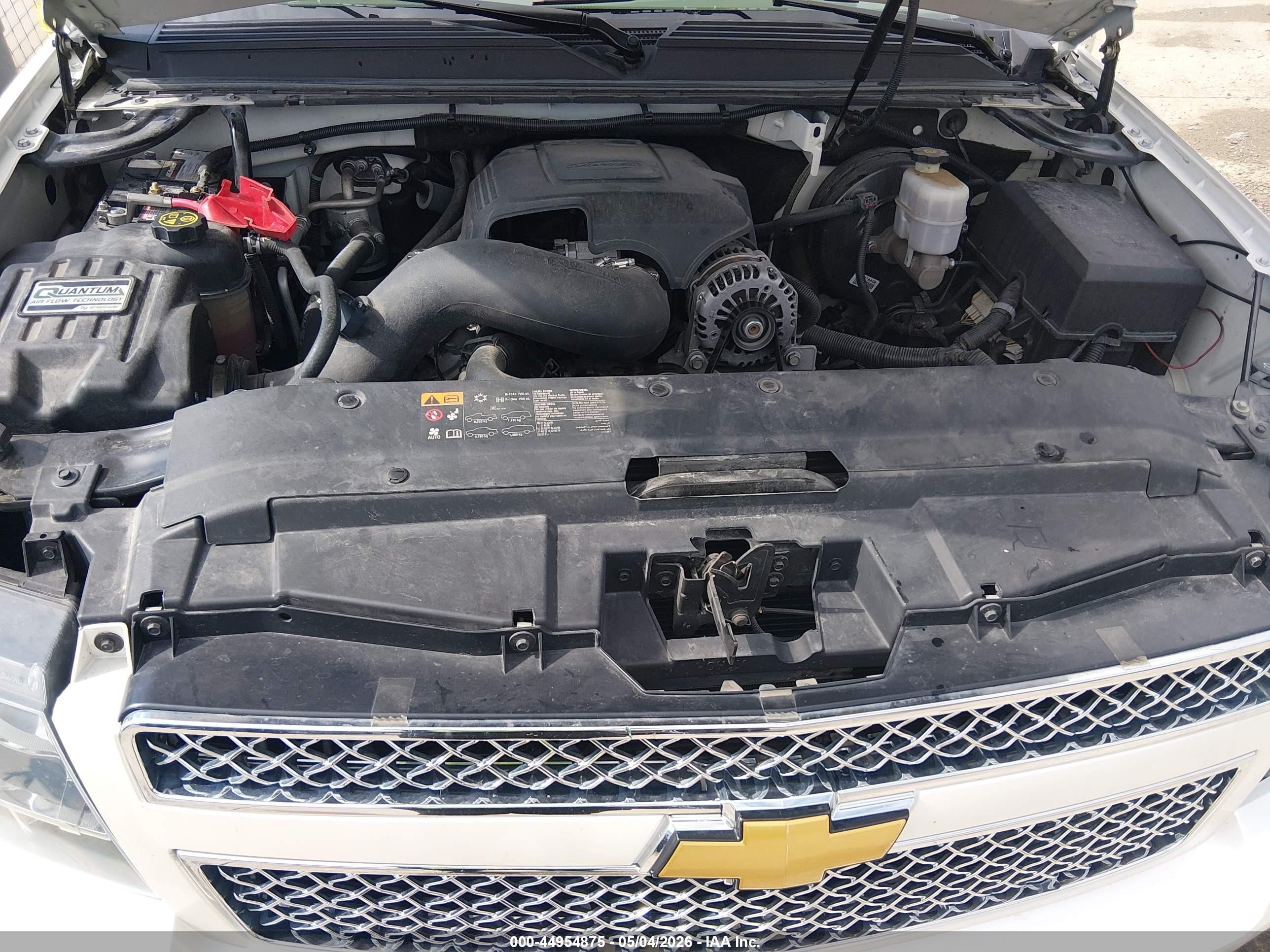 2013 Chevrolet Avalanche Ltz White vin: 3GNTKGE74DG142012