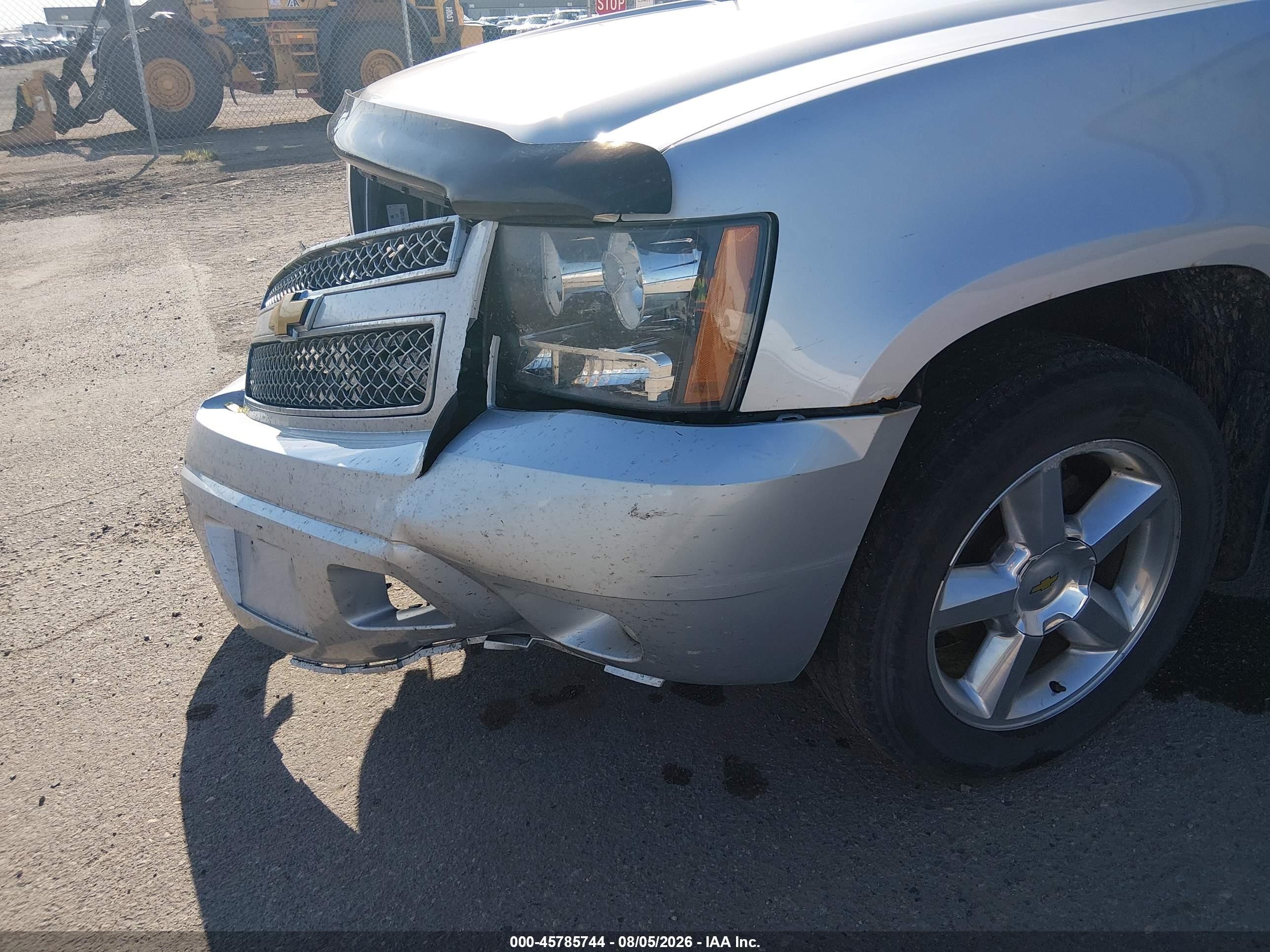 2012 Chevrolet Avalanche Ltz Silver vin: 3GNTKGE75CG143717
