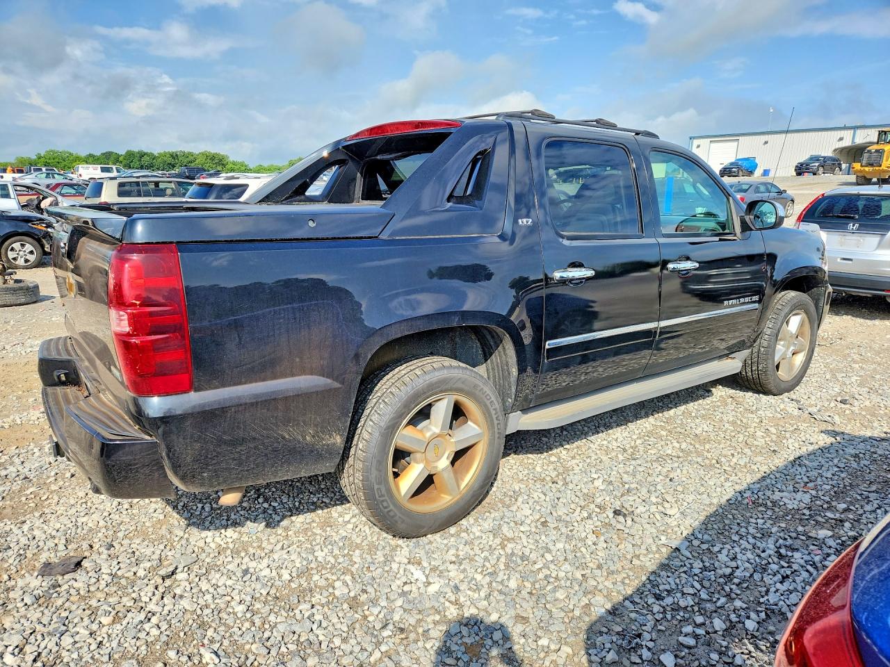 2012 Chevrolet Avalanche Ltz Black vin: 3GNTKGE77CG153441