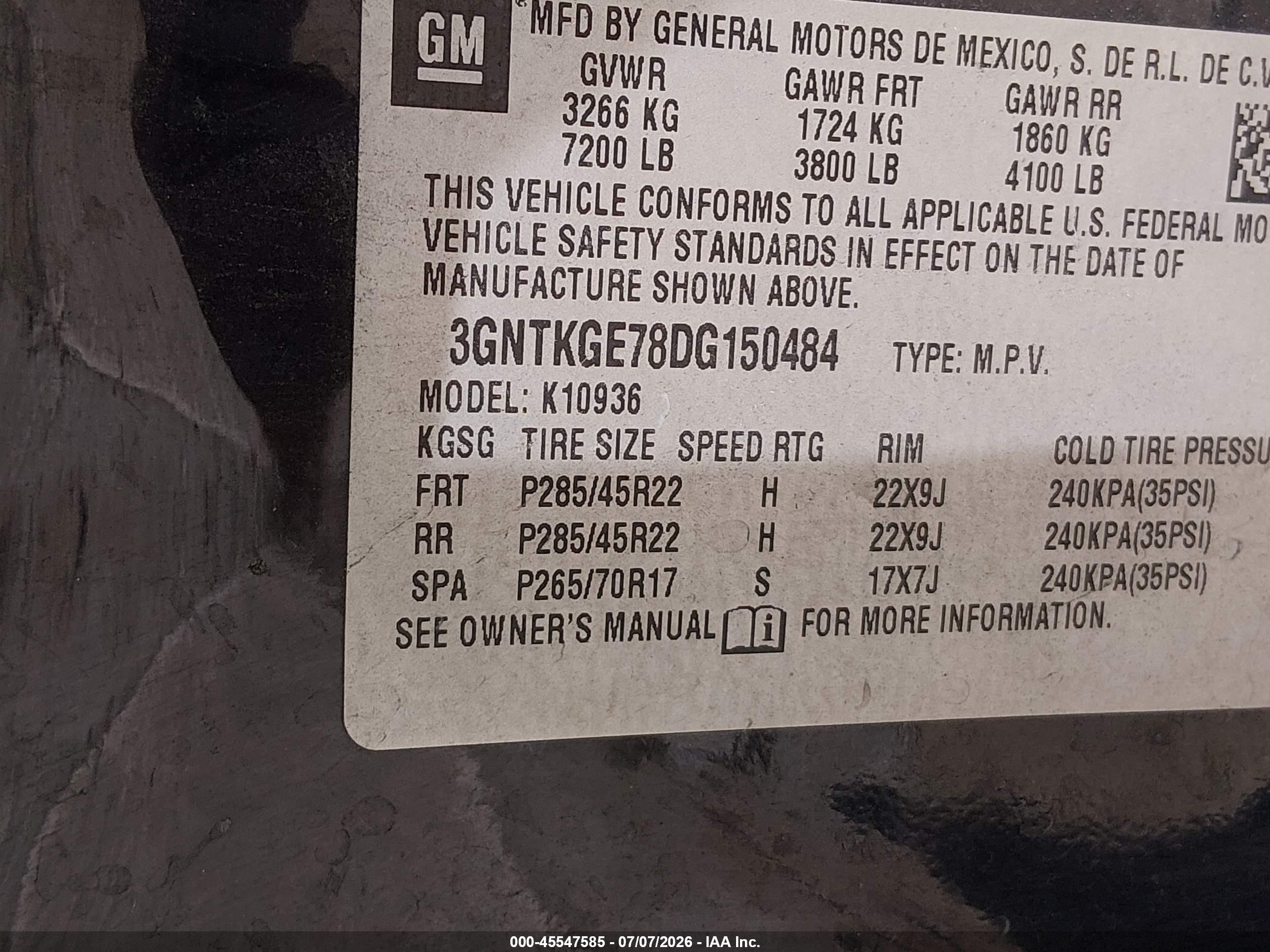 2013 Chevrolet Avalanche Ltz Black vin: 3GNTKGE78DG150484