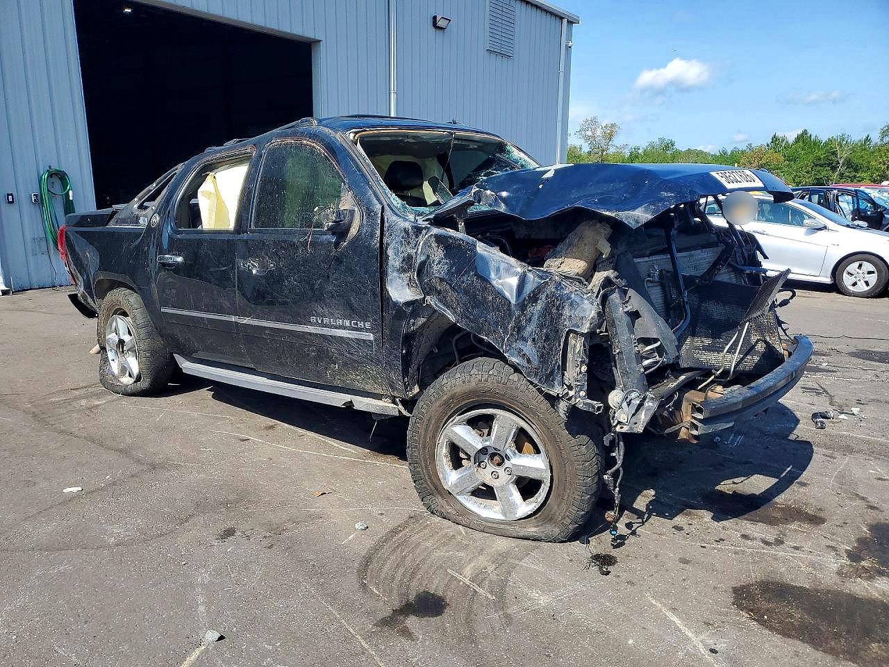 2013 Chevrolet Avalanche Ltz Черный vin: 3GNTKGE78DG264534
