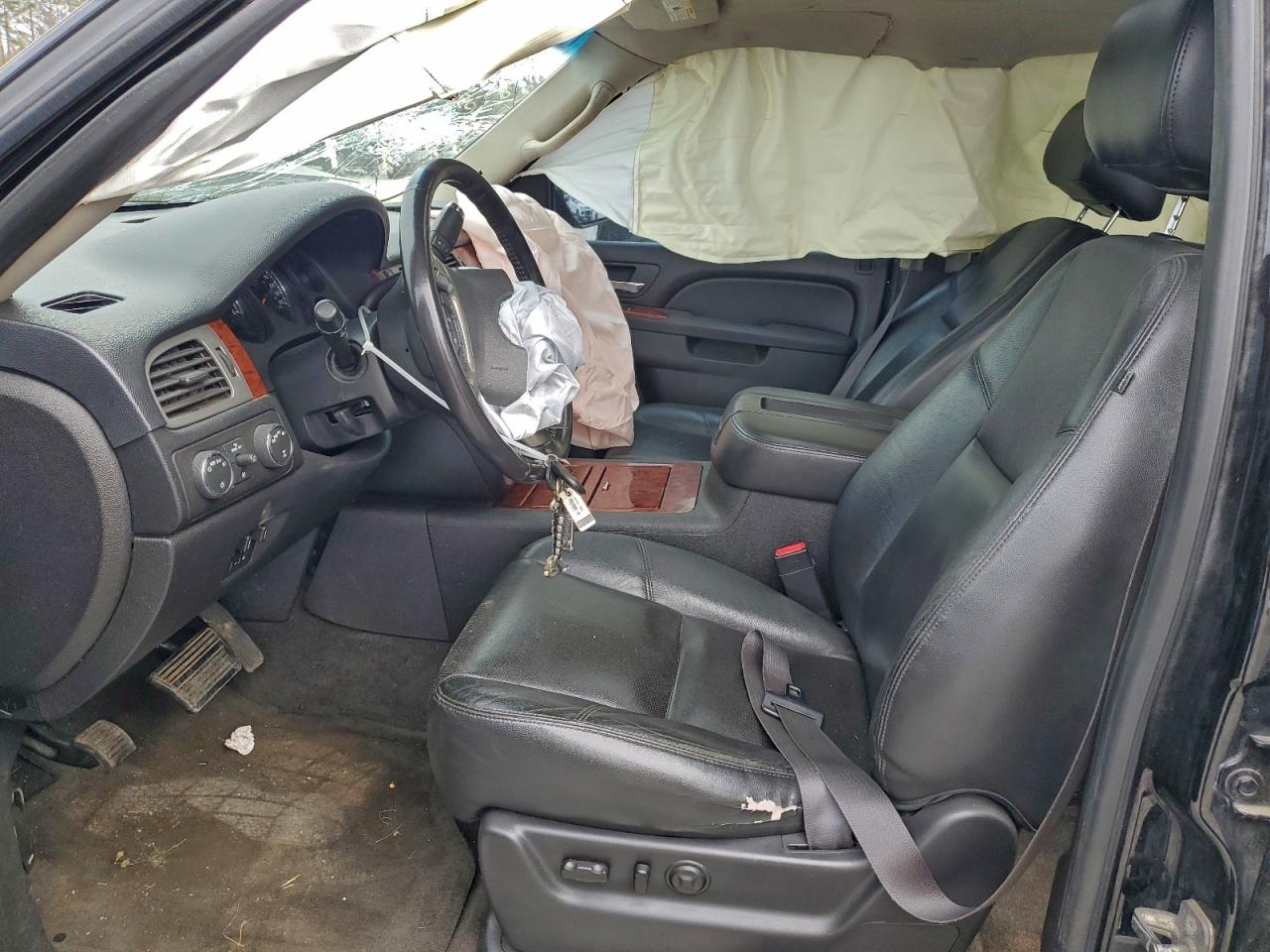 2012 Chevrolet Avalanche Ltz Black vin: 3GNTKGE79CG232495