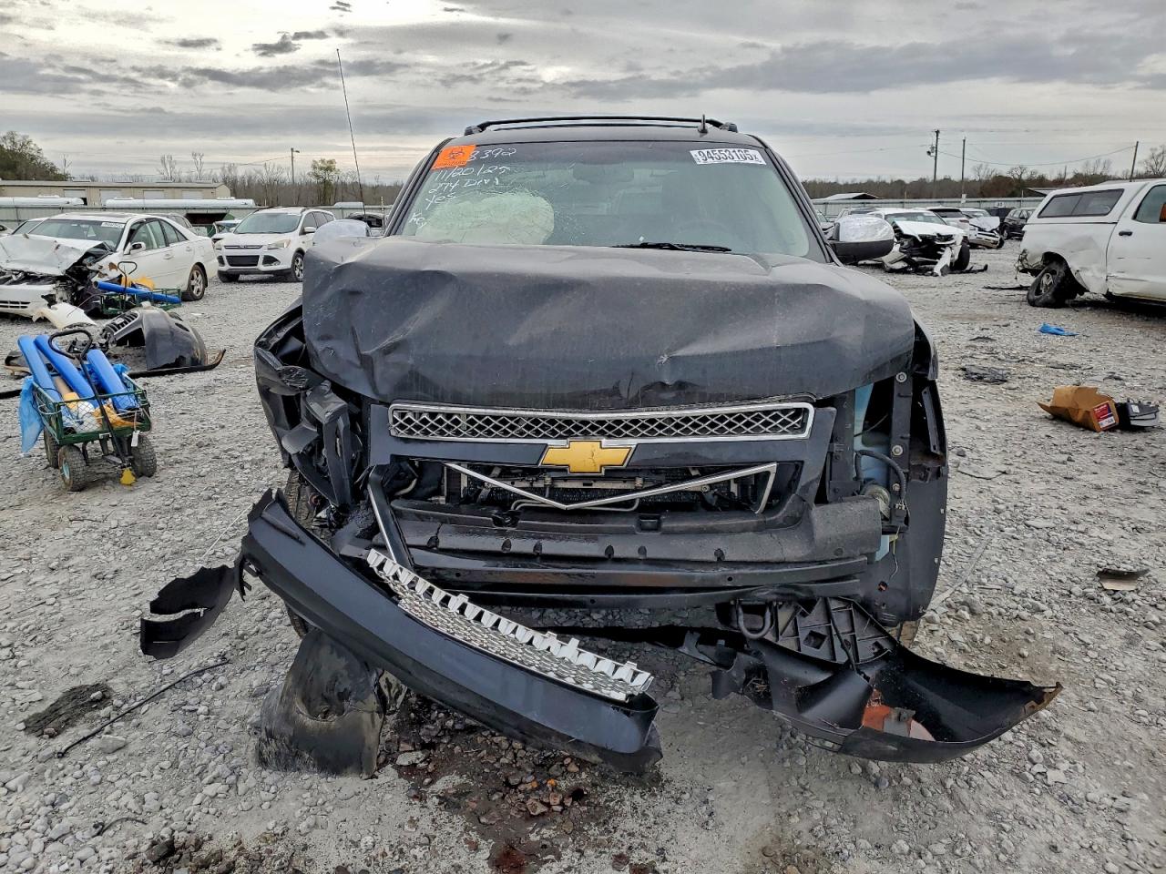 2012 Chevrolet Avalanche Ltz Black vin: 3GNTKGE79CG232495