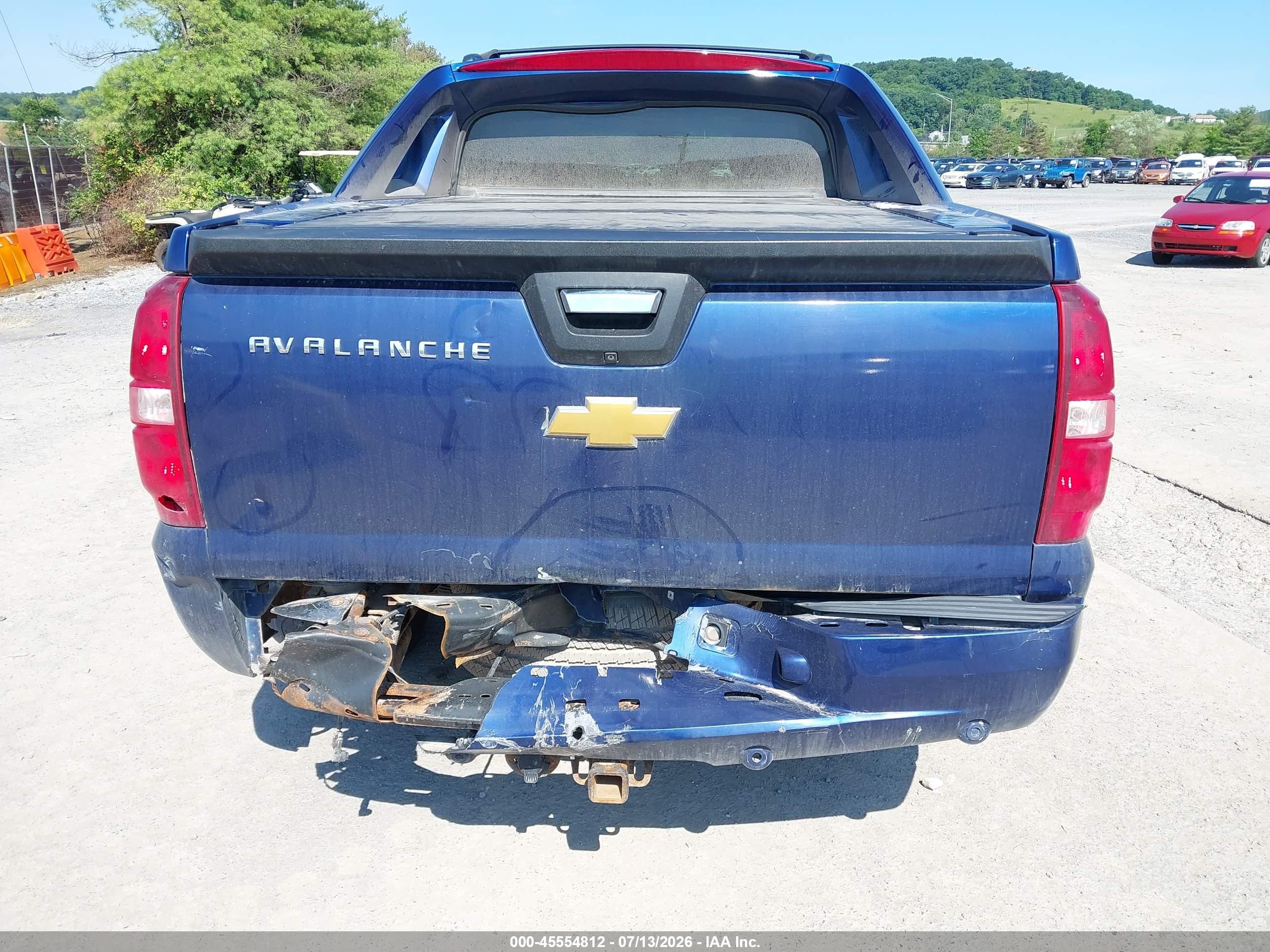 2013 Chevrolet Avalanche Ltz Blue vin: 3GNTKGE79DG195465