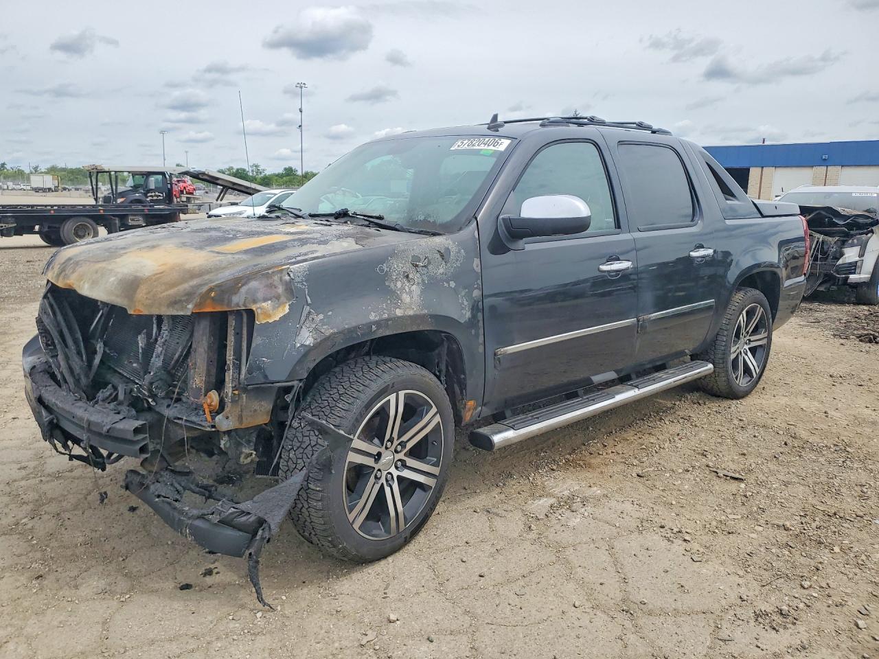 2013 Chevrolet Avalanche Ltz Black vin: 3GNTKGE7XDG200933