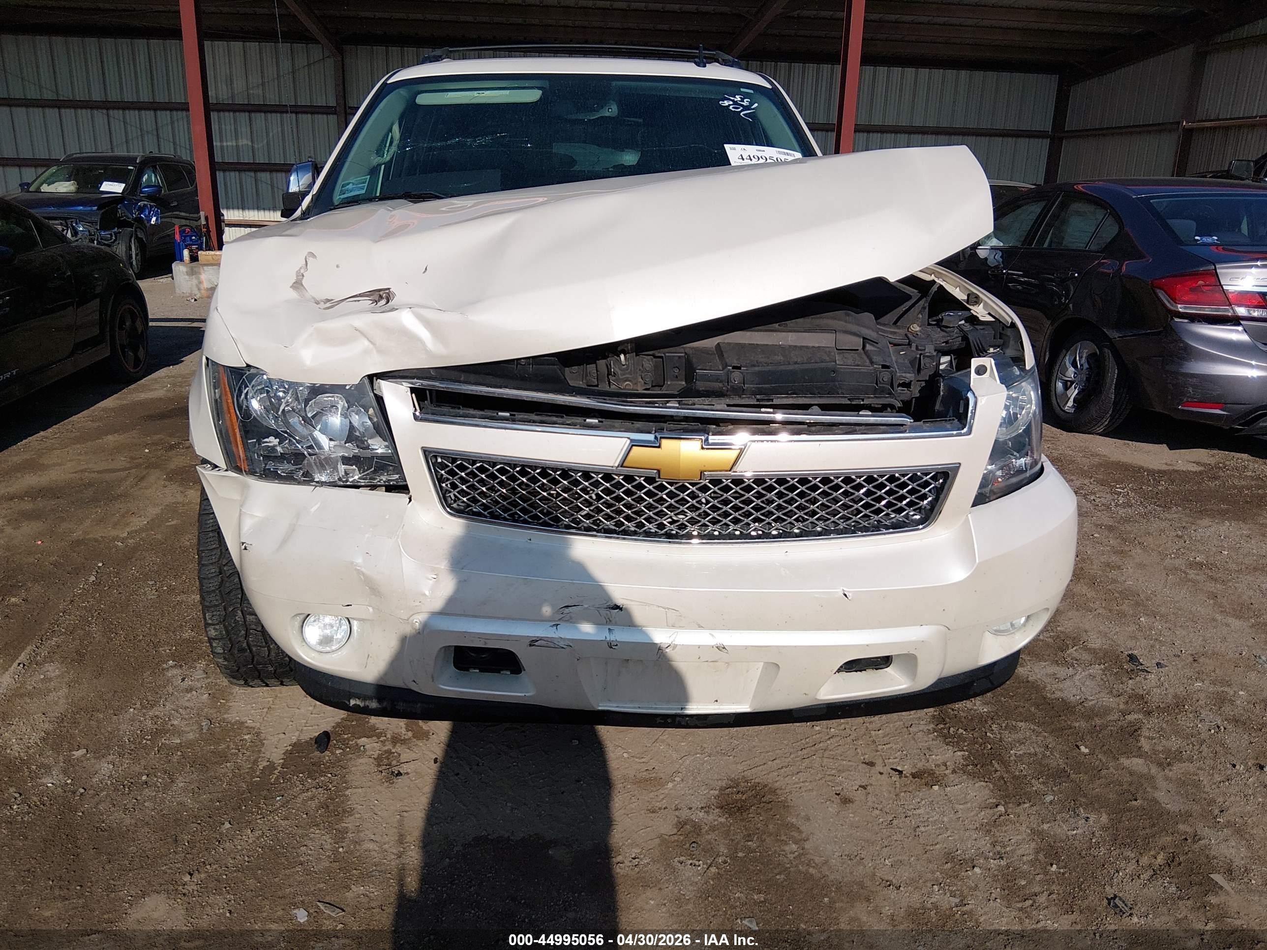 2013 Chevrolet Avalanche Ltz White vin: 3GNTKGE7XDG293145