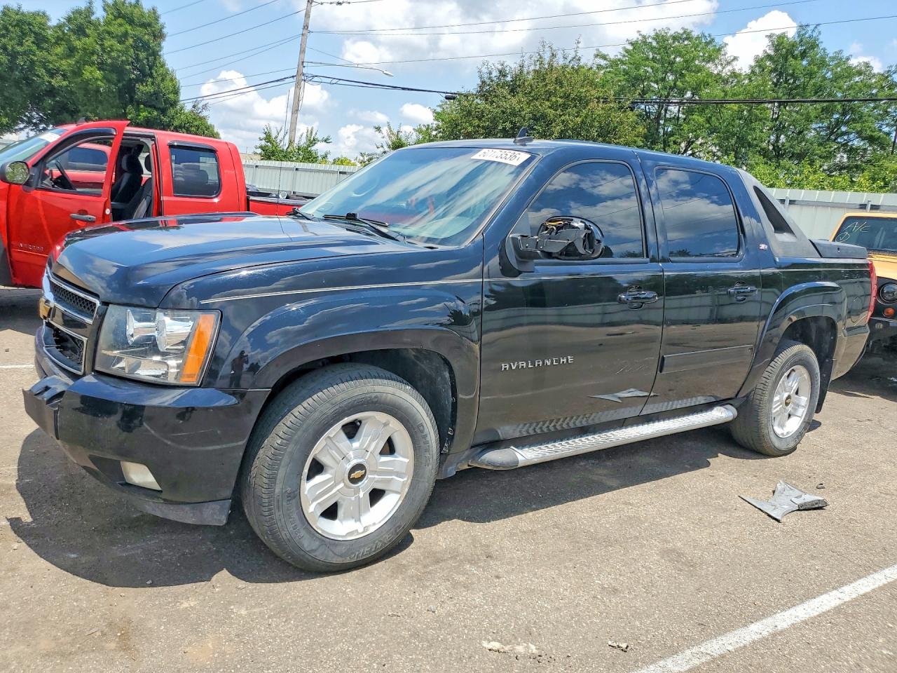 2010 Chevrolet Avalanche Lt Black vin: 3GNVKFE00AG248622