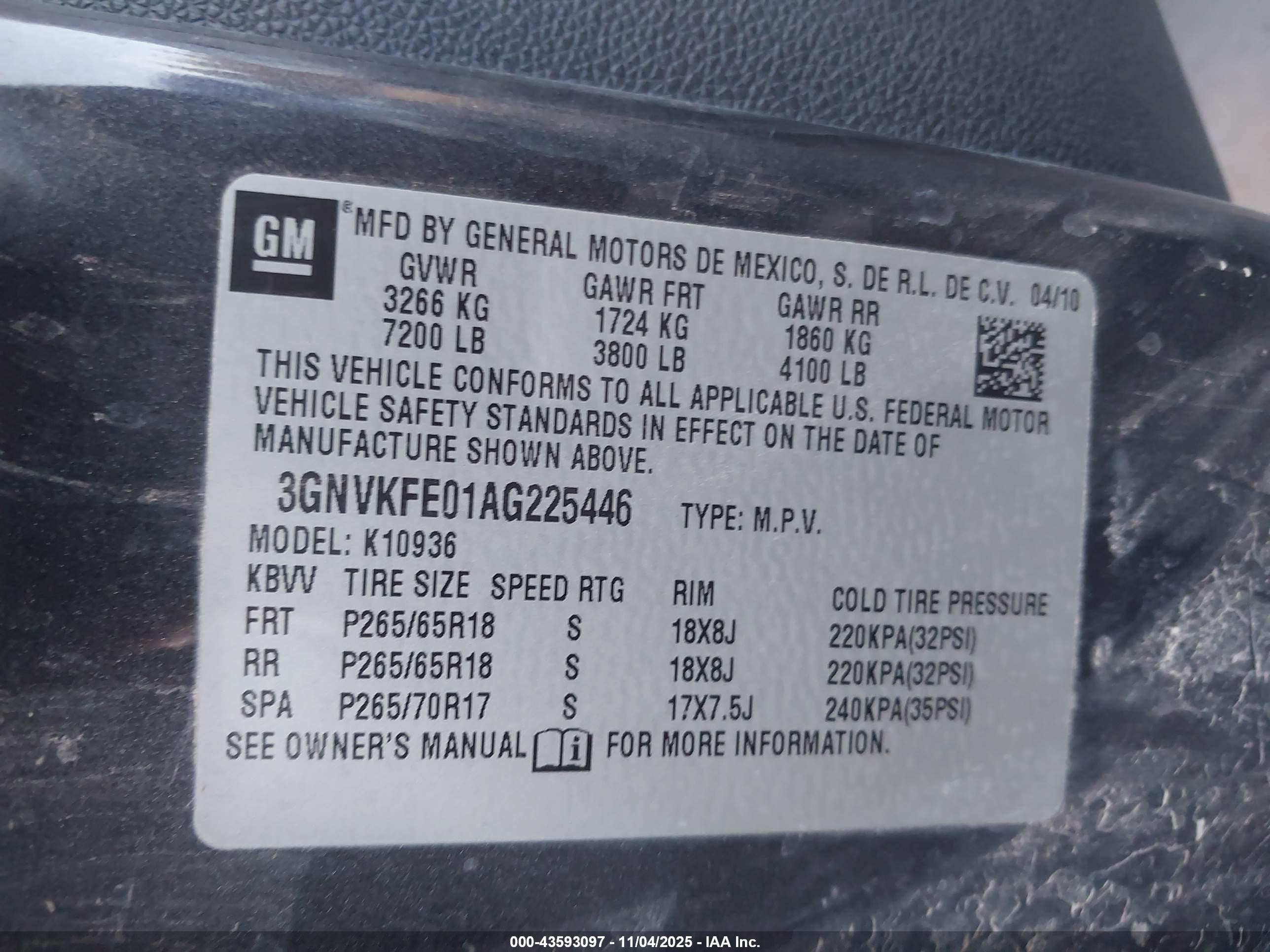 2010 Chevrolet Avalanche 1500 Lt1 Gray vin: 3GNVKFE01AG225446