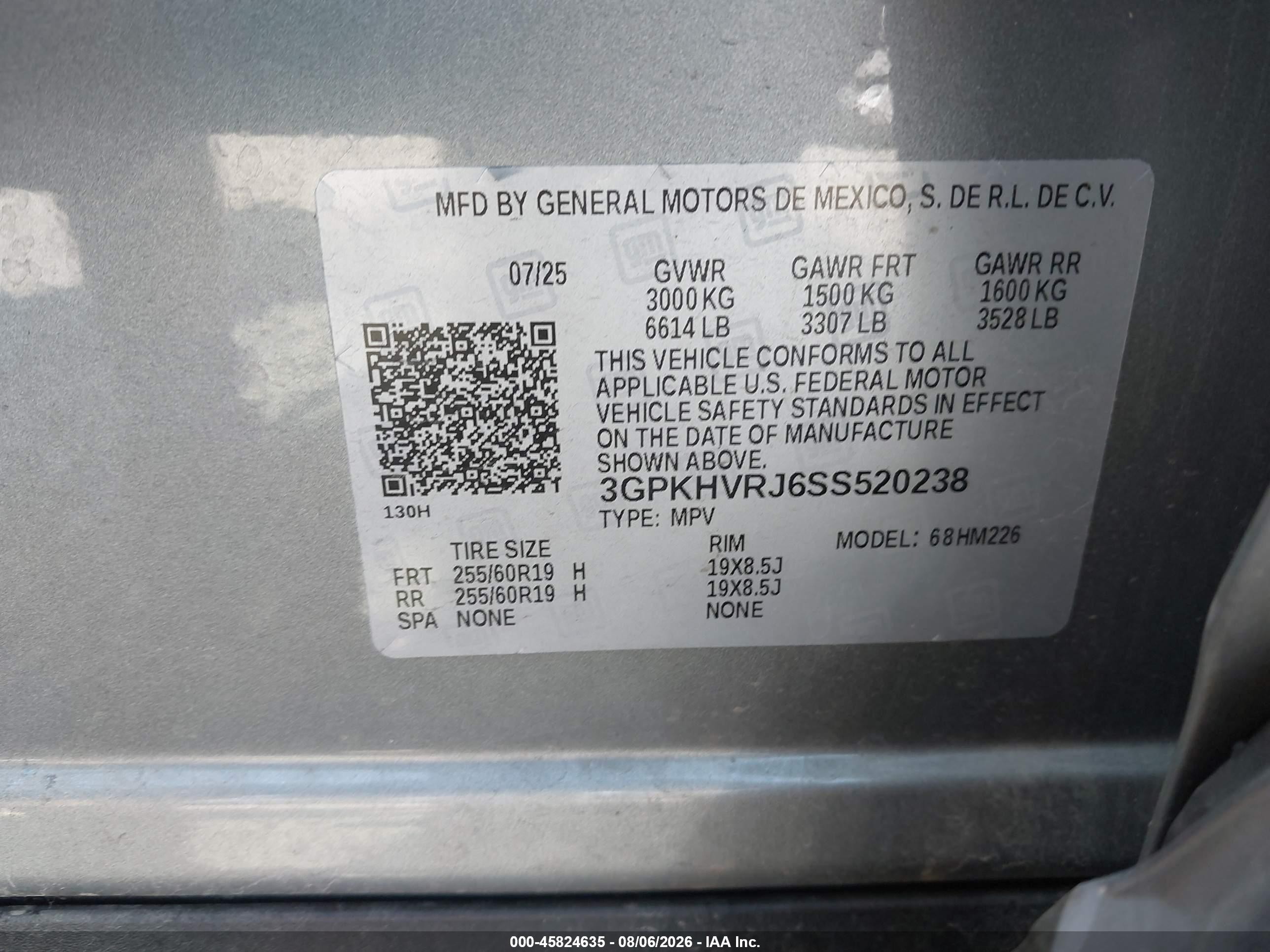 2025 Honda Prologue Ex Silver vin: 3GPKHVRJ6SS520238
