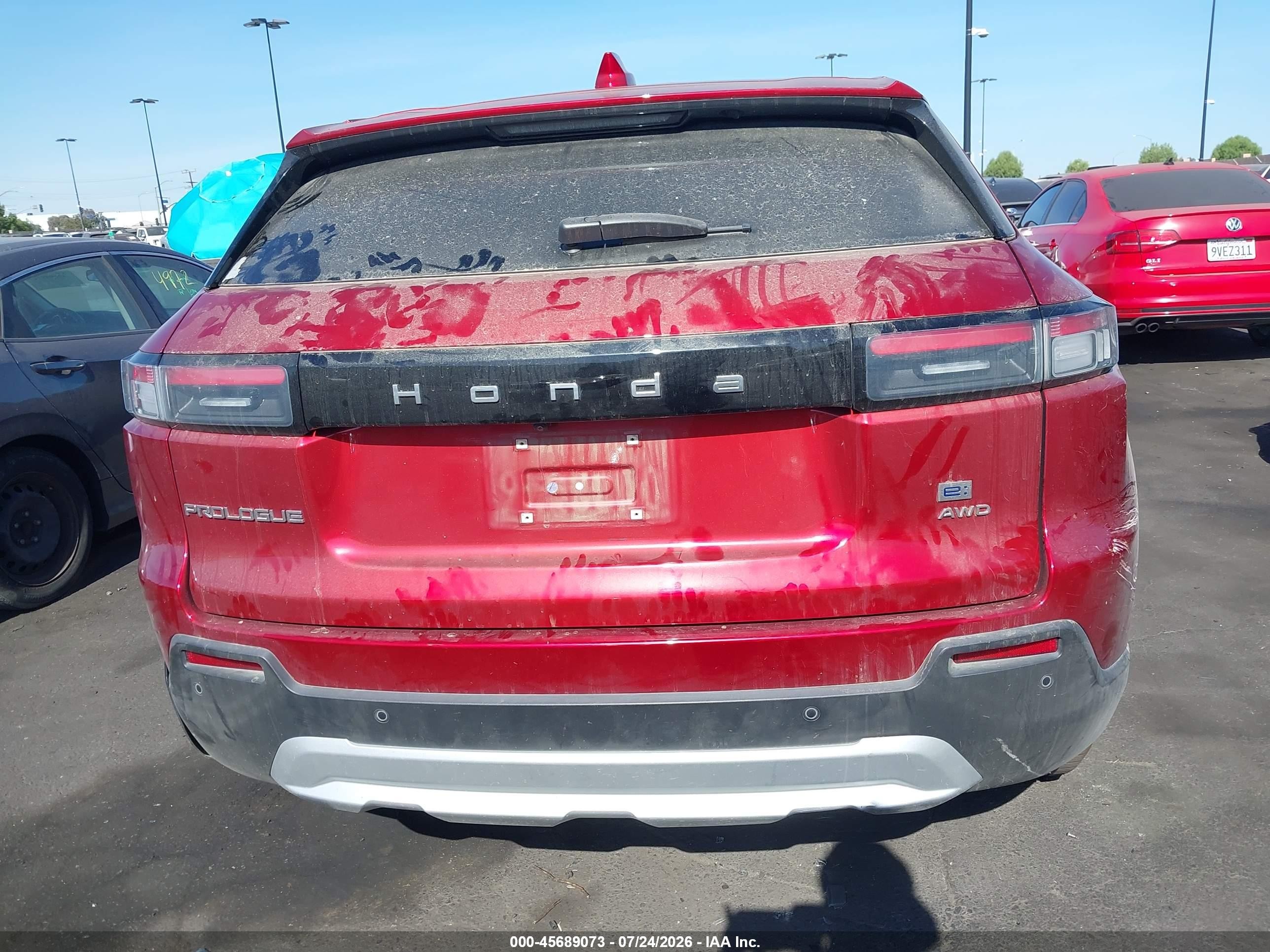 2024 Honda Prologue Ex Red vin: 3GPKHVRJ8RS504696