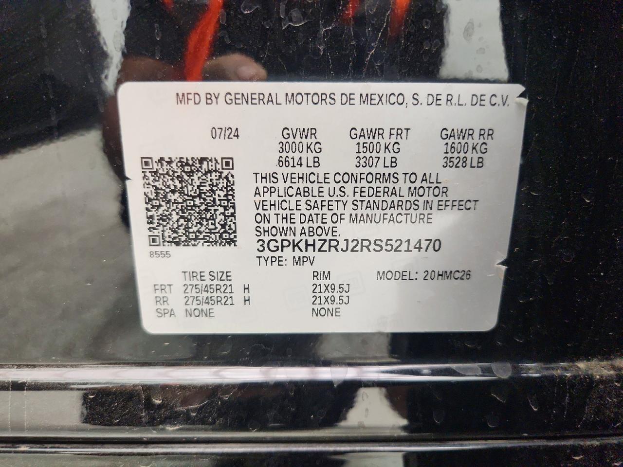 2024 Honda Prologue Elite Black vin: 3GPKHZRJ2RS521470