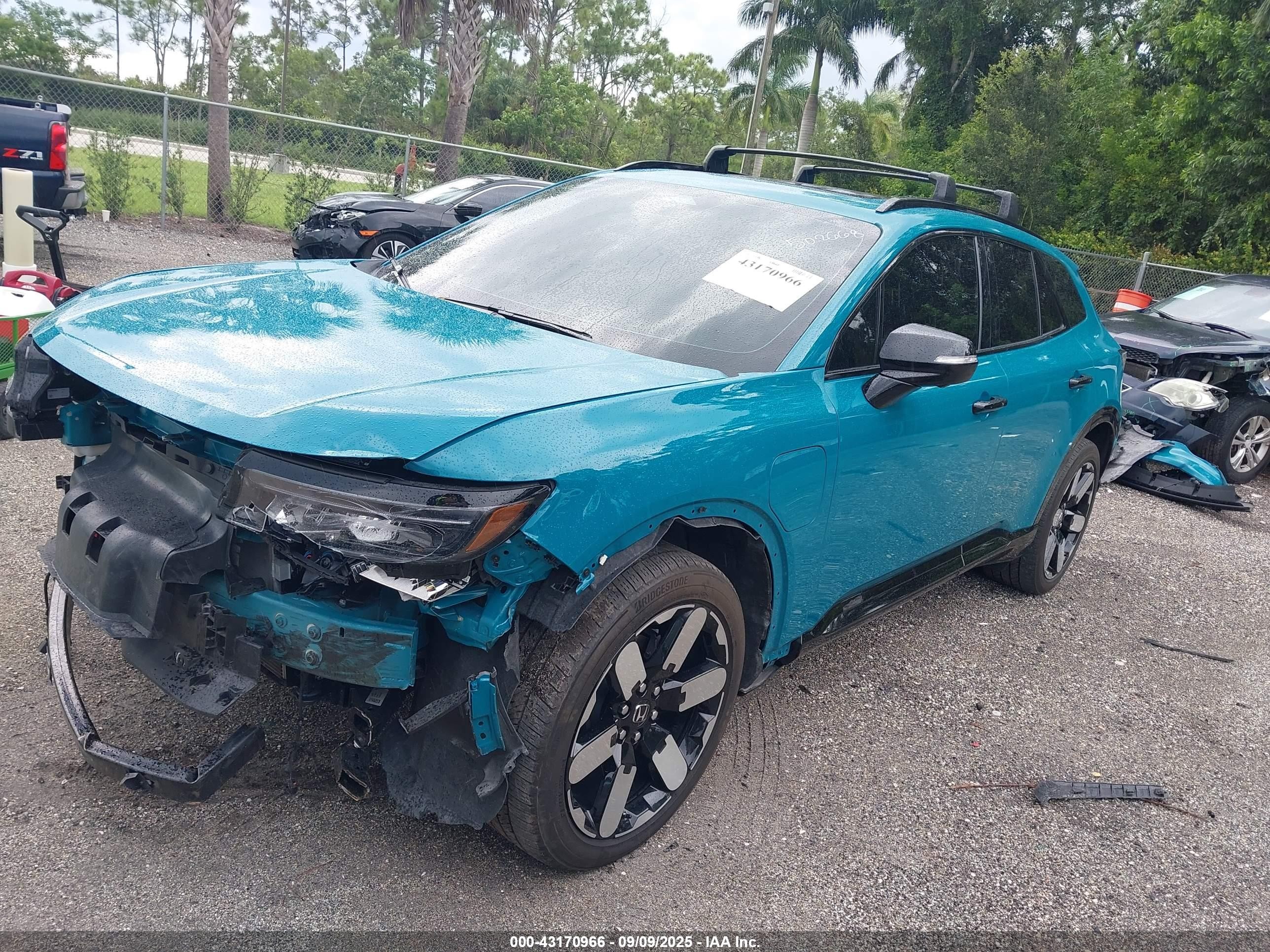 2024 Honda Prologue Elite Teal vin: 3GPKHZRJ5RS502668