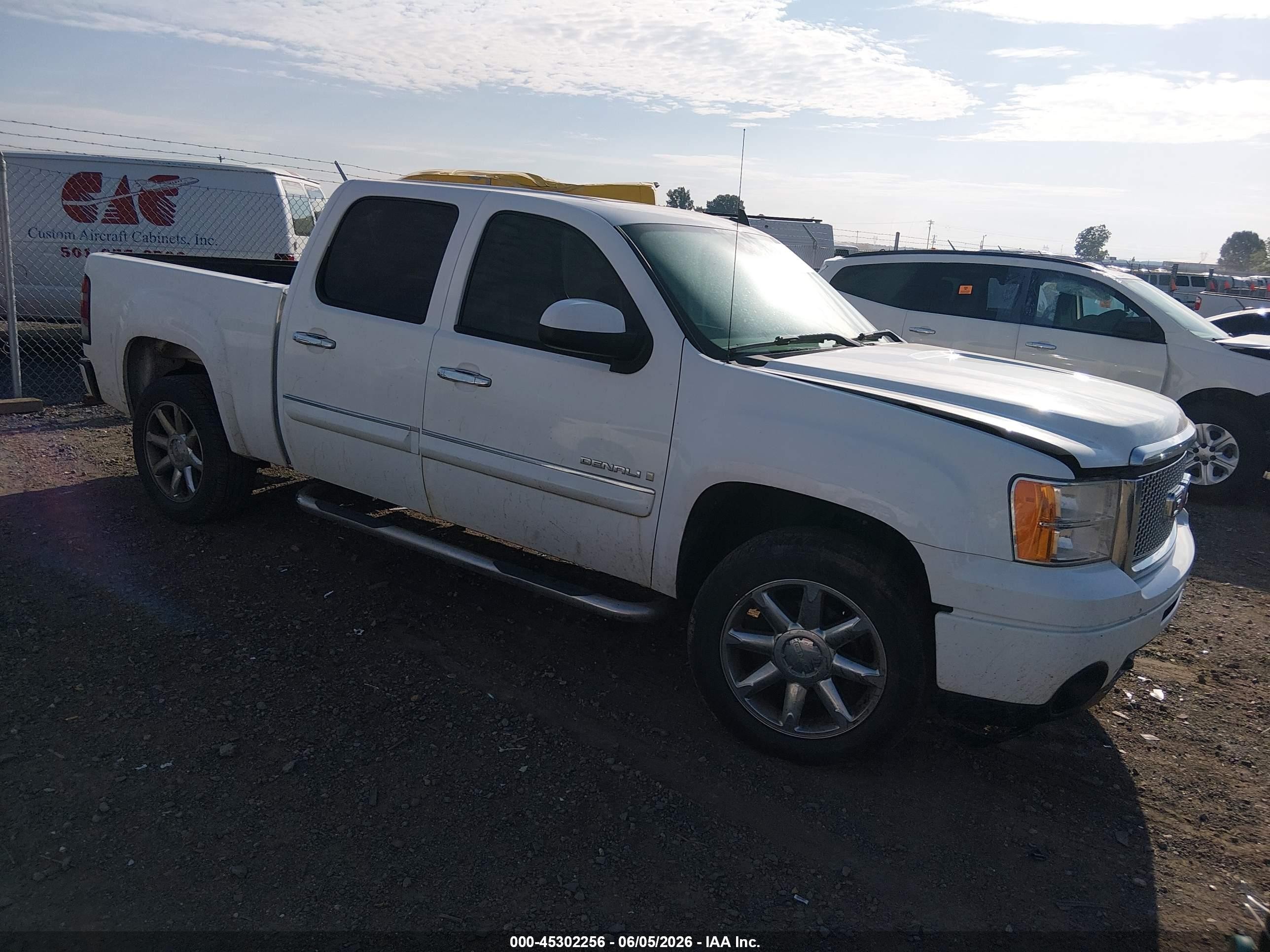 2009 Gmc Sierra 1500 Denali White vin: 3GTEC03249G150034