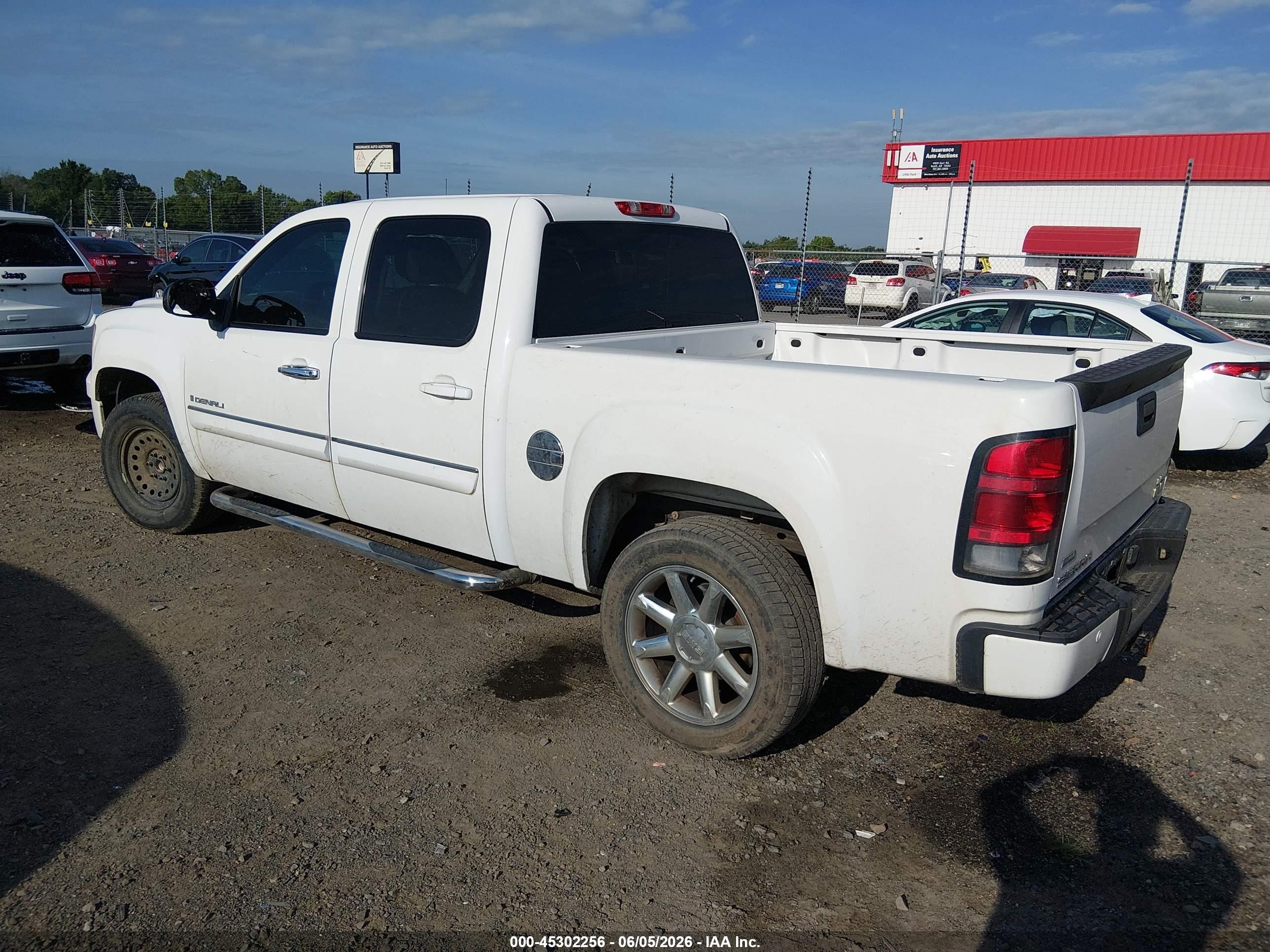 2009 Gmc Sierra 1500 Denali White vin: 3GTEC03249G150034