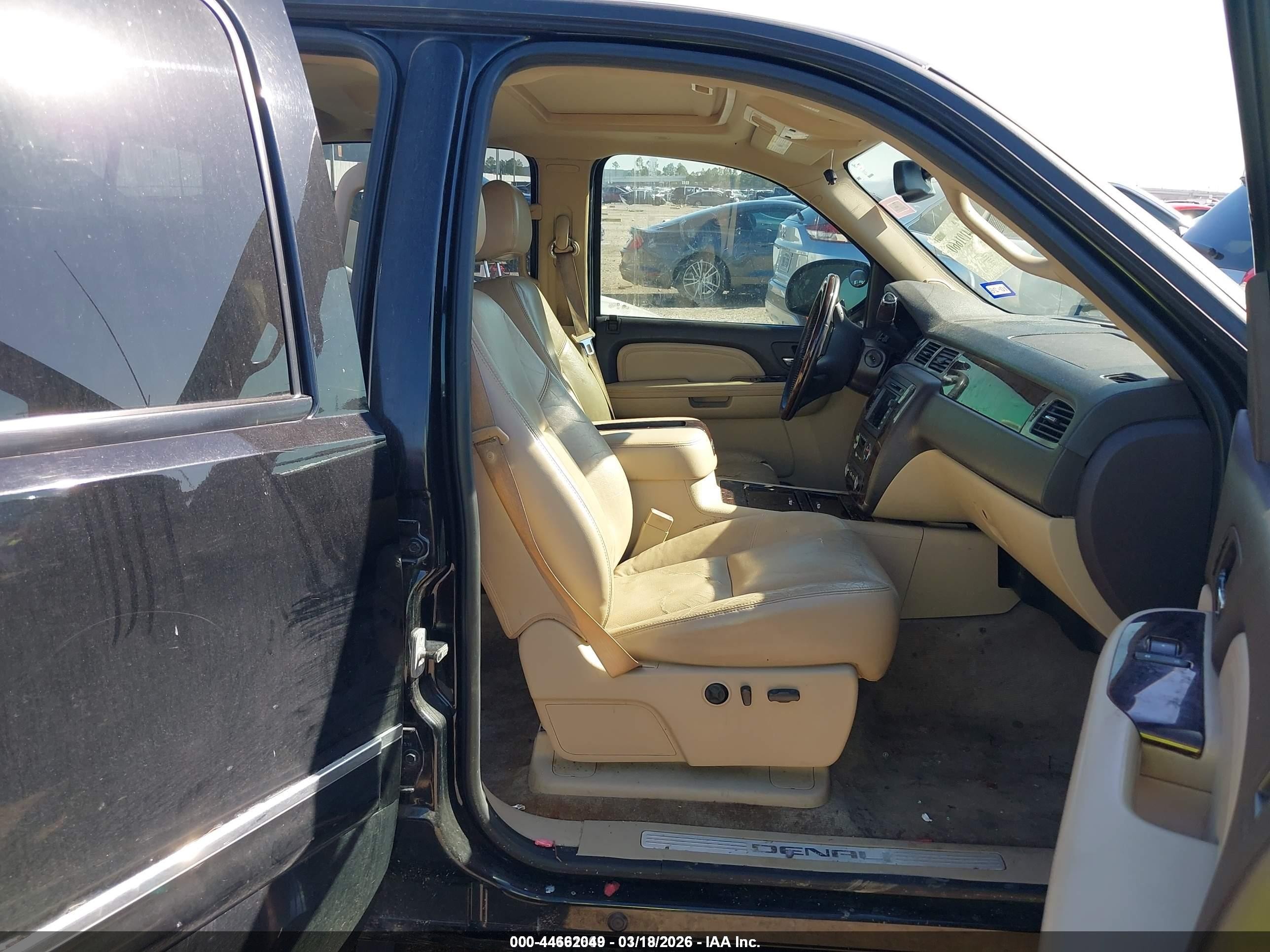 2009 Gmc Sierra 1500 Denali Black vin: 3GTEC03259G279786