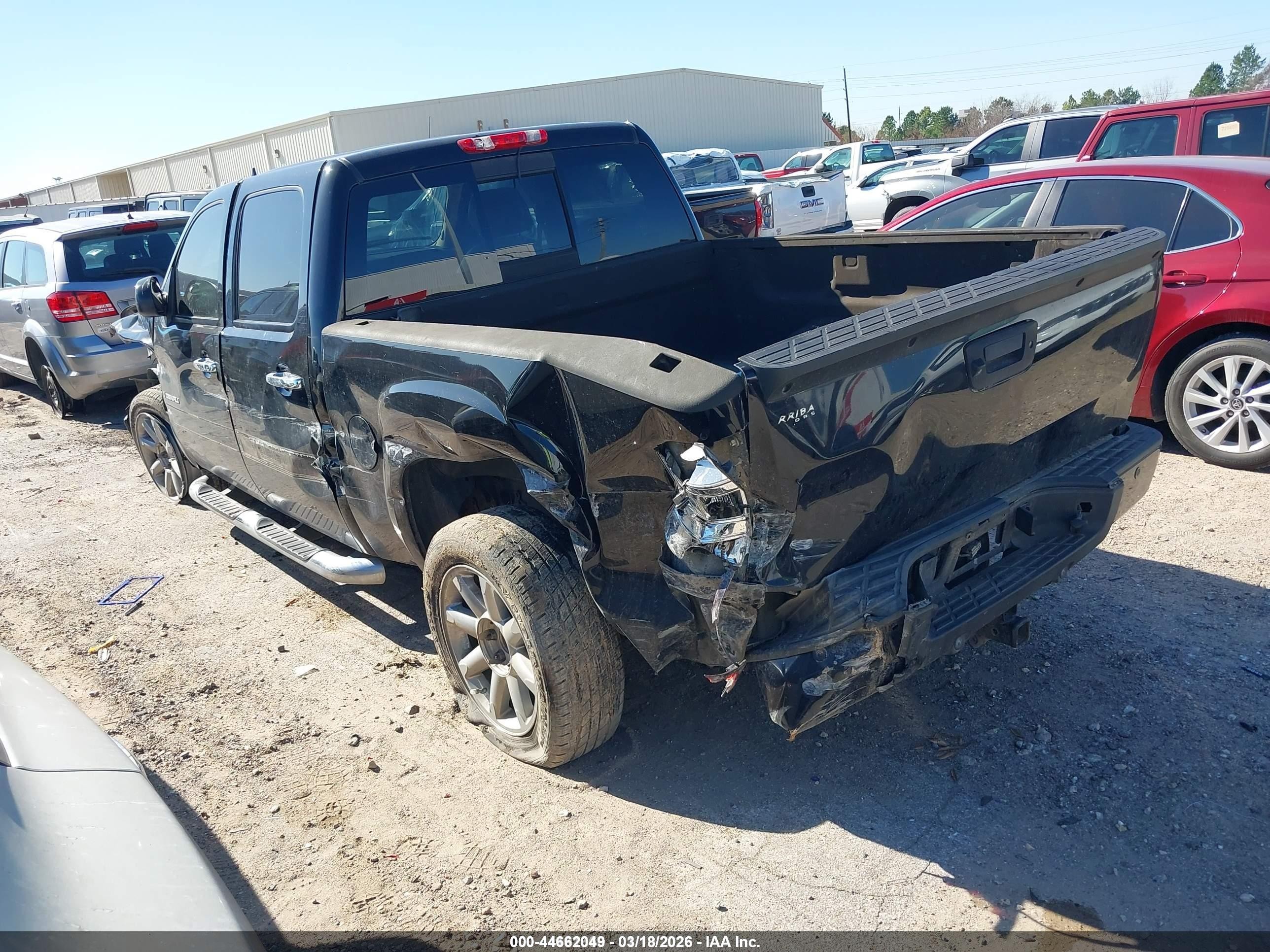 2009 Gmc Sierra 1500 Denali Black vin: 3GTEC03259G279786