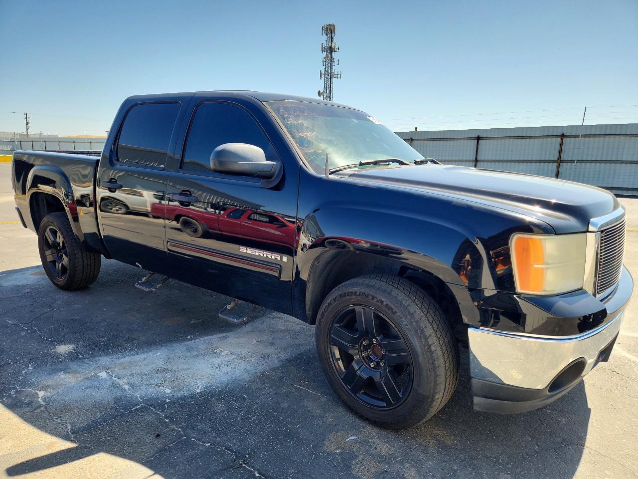 2008 Gmc Sierra C1500 Black vin: 3GTEC13018G257142