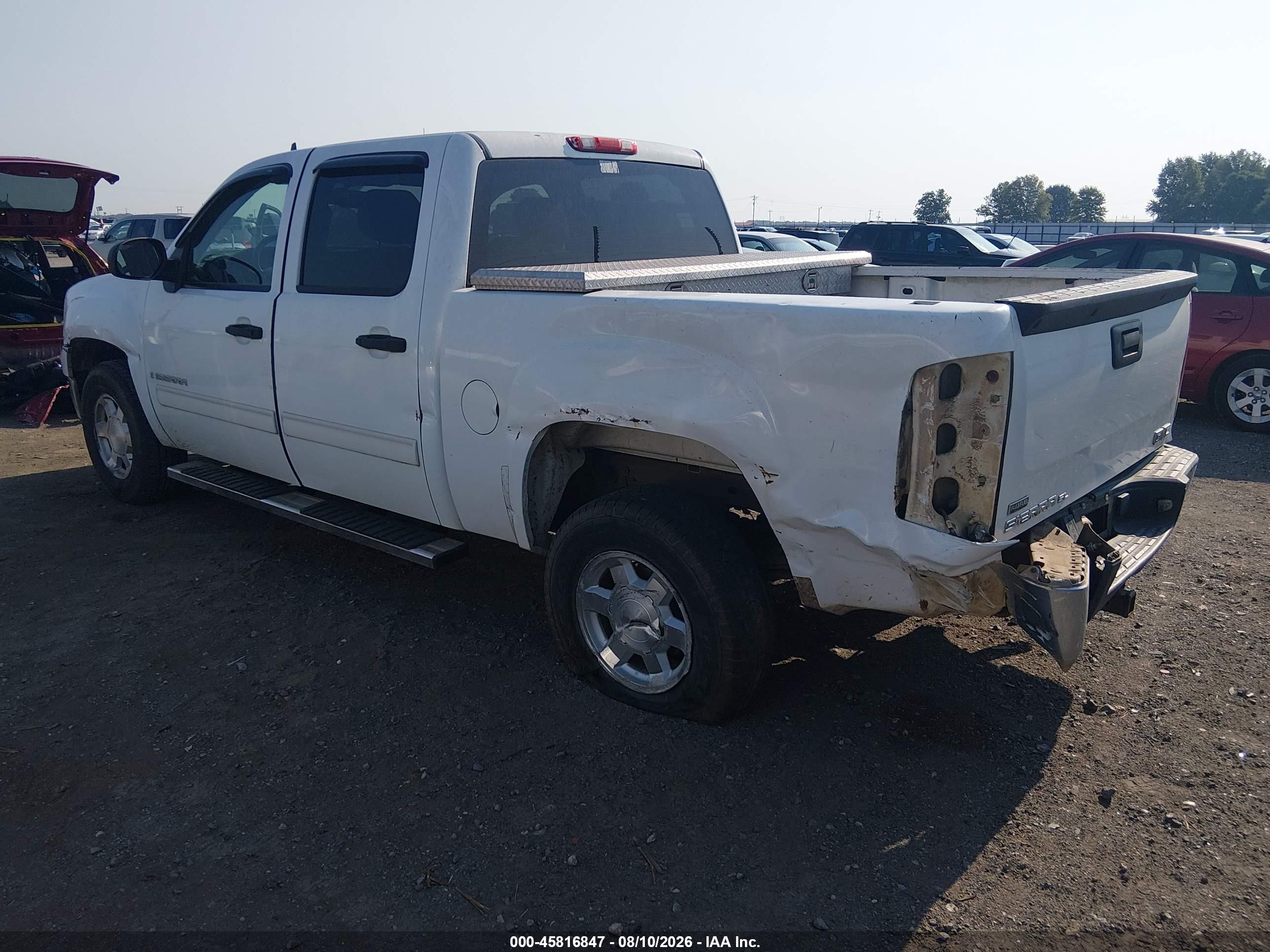 2008 Gmc Sierra 1500 Sle1 Белый vin: 3GTEC13038G237412