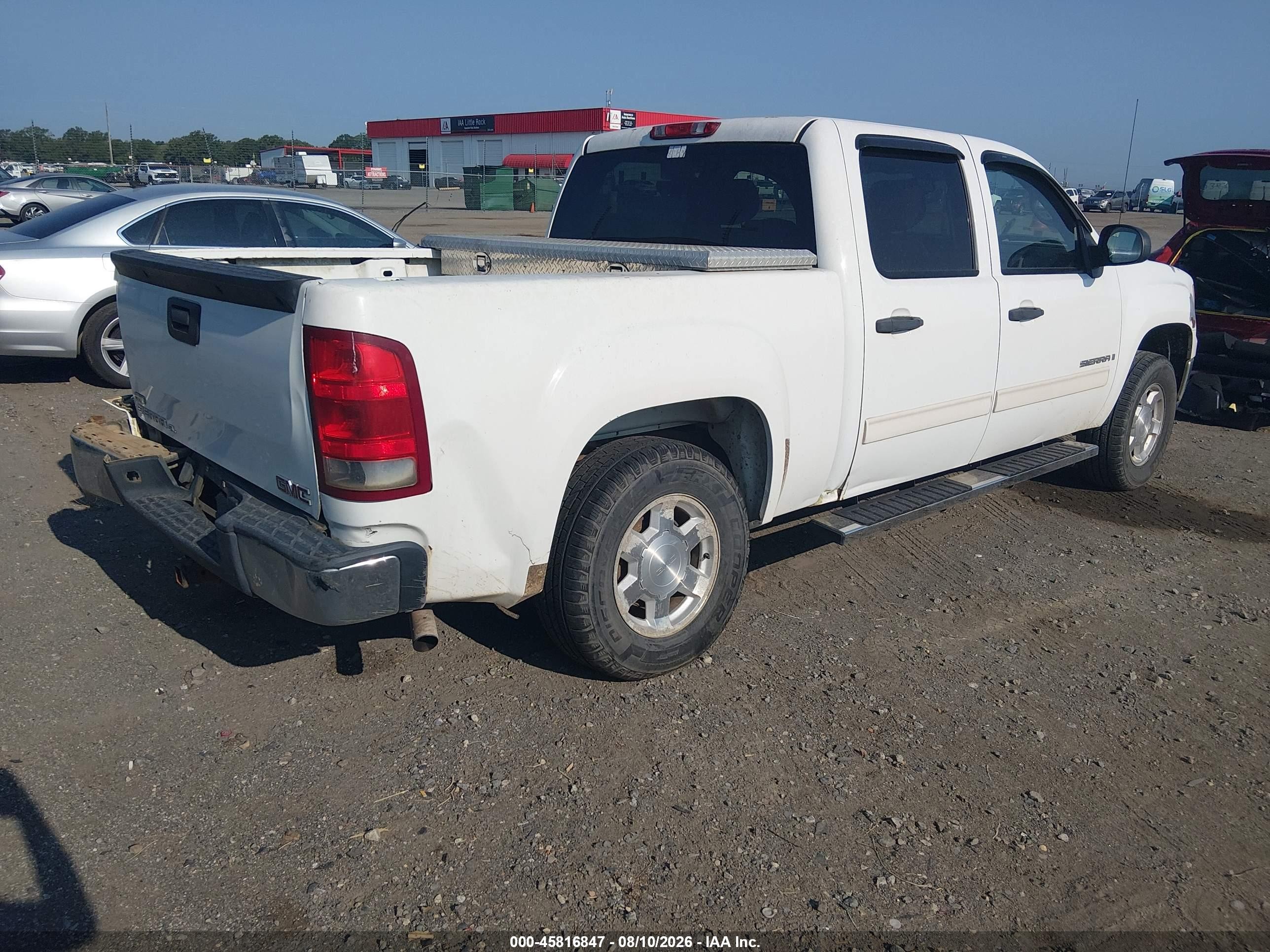 2008 Gmc Sierra 1500 Sle1 Белый vin: 3GTEC13038G237412