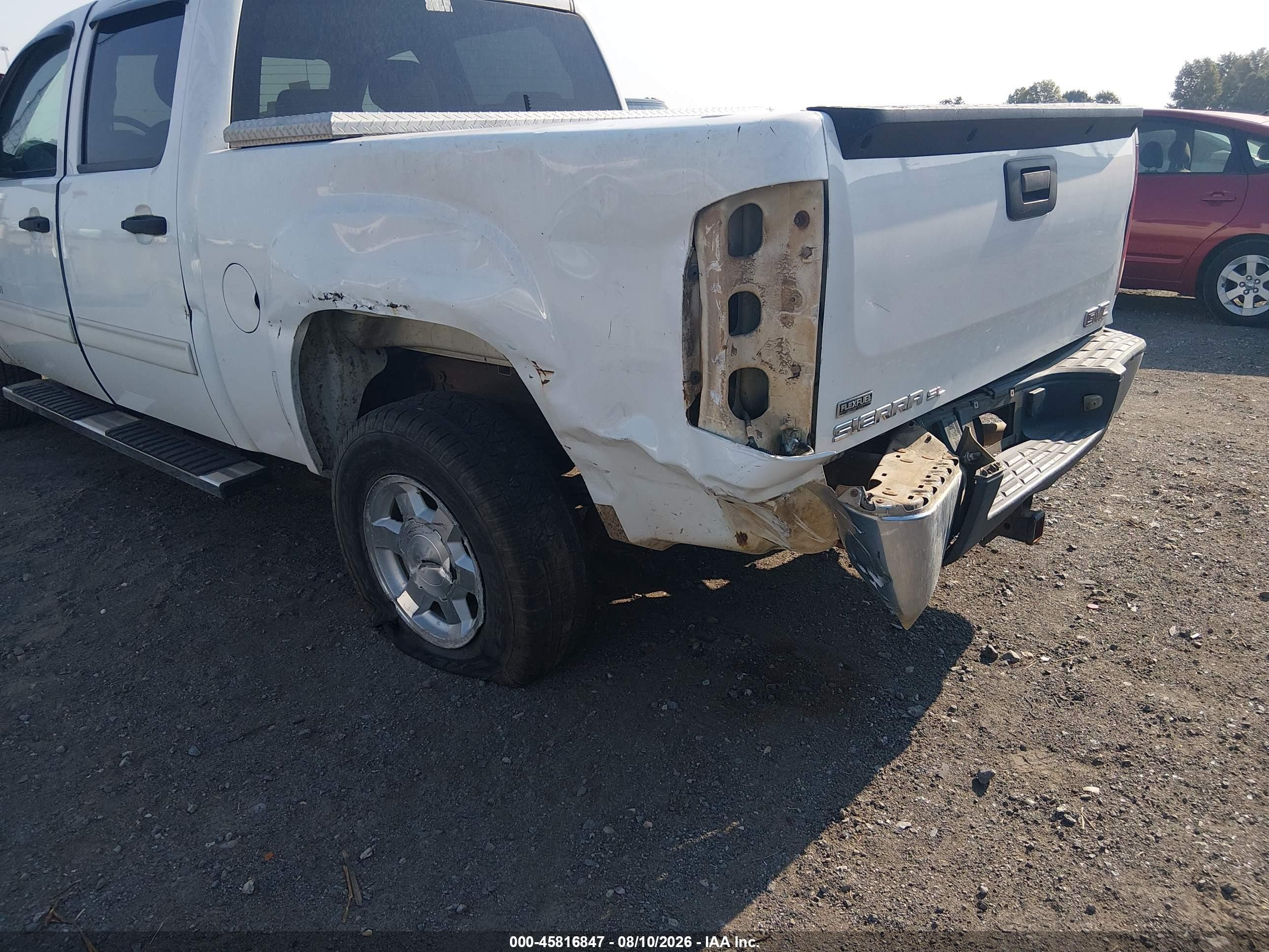 2008 Gmc Sierra 1500 Sle1 Белый vin: 3GTEC13038G237412