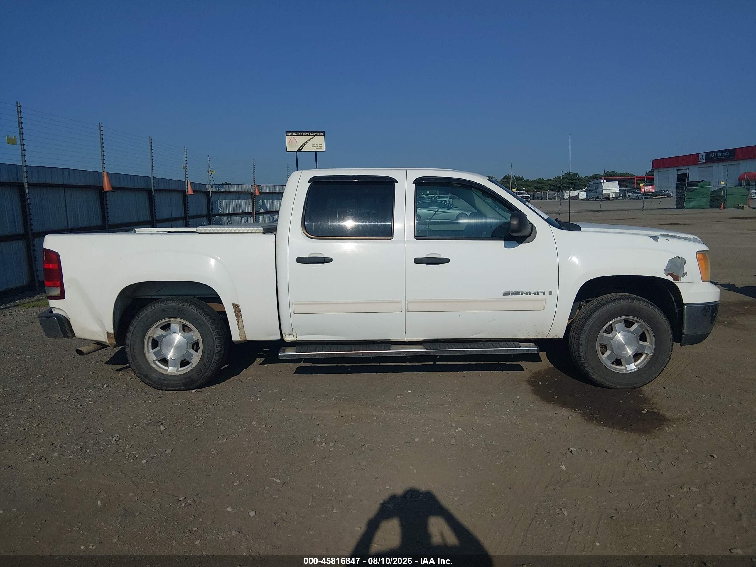 2008 Gmc Sierra 1500 Sle1 Белый vin: 3GTEC13038G237412