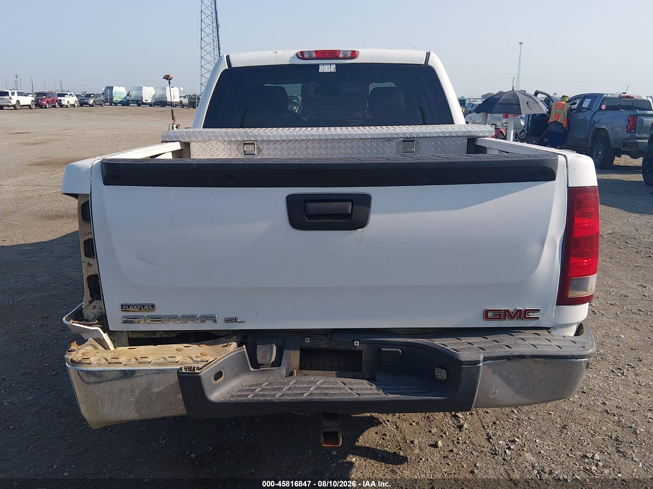 2008 Gmc Sierra 1500 Sle1 Белый vin: 3GTEC13038G237412