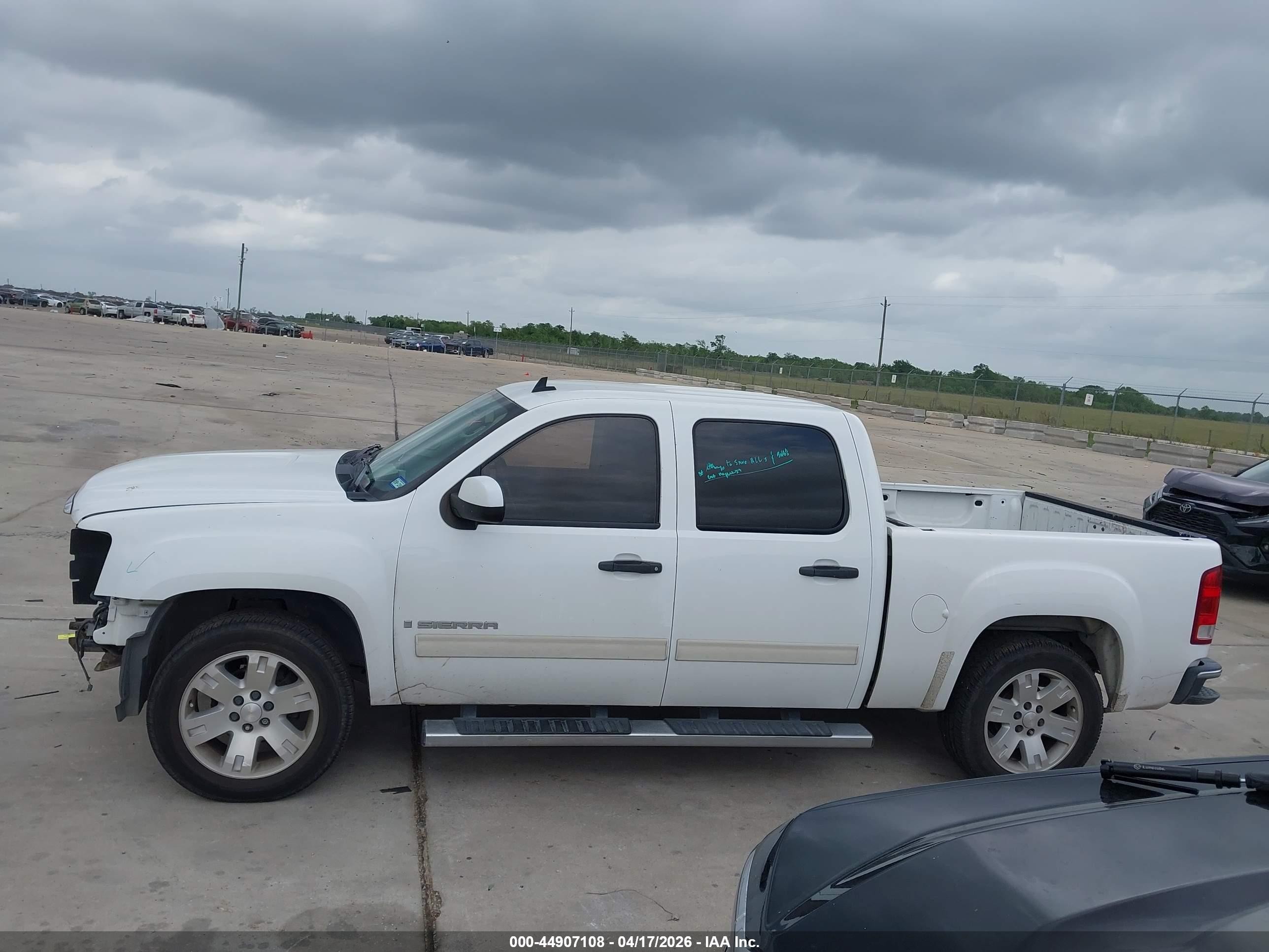 2008 Gmc Sierra 1500 Sle1 White vin: 3GTEC13038G245557