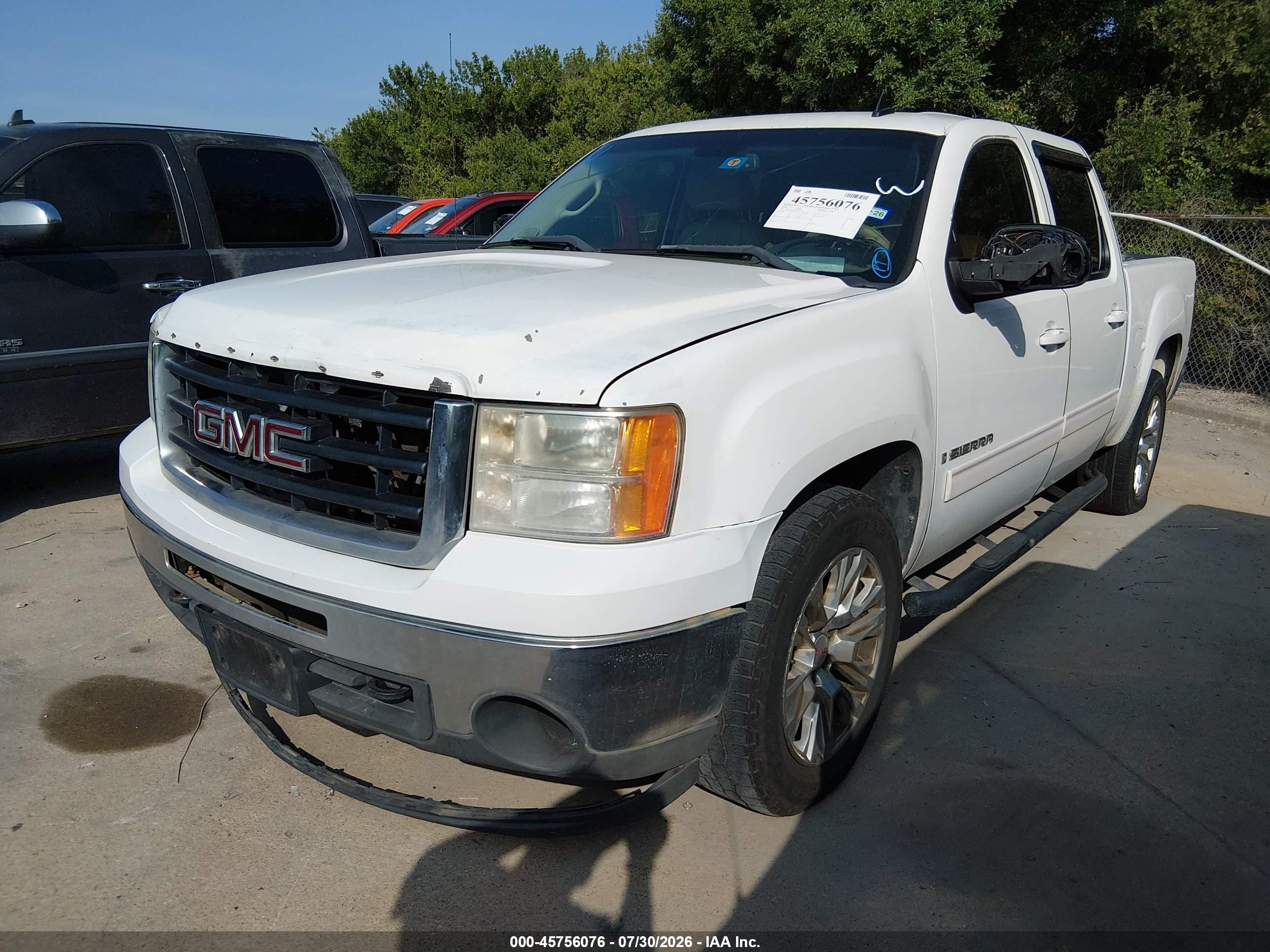2008 Gmc Sierra 1500 Slt Белый vin: 3GTEC13038G263301
