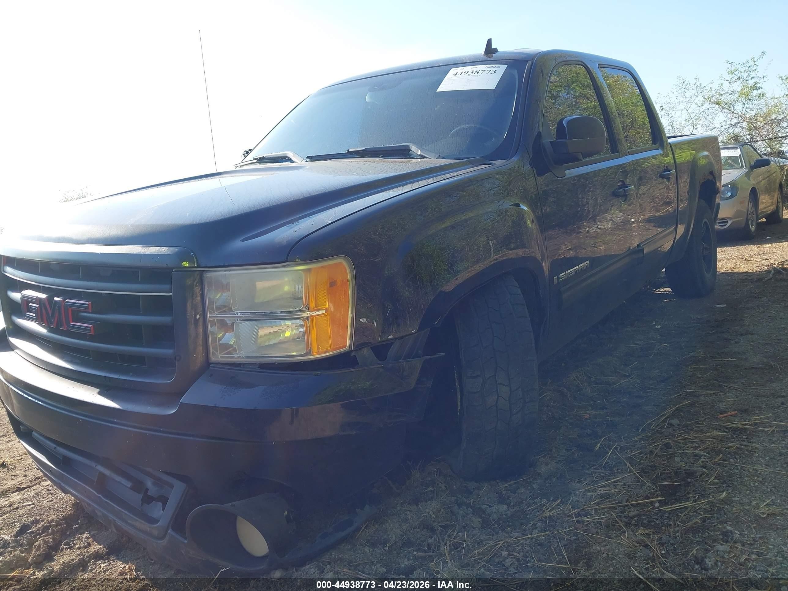 2007 Gmc Sierra 1500 Slt Black vin: 3GTEC13087G538062