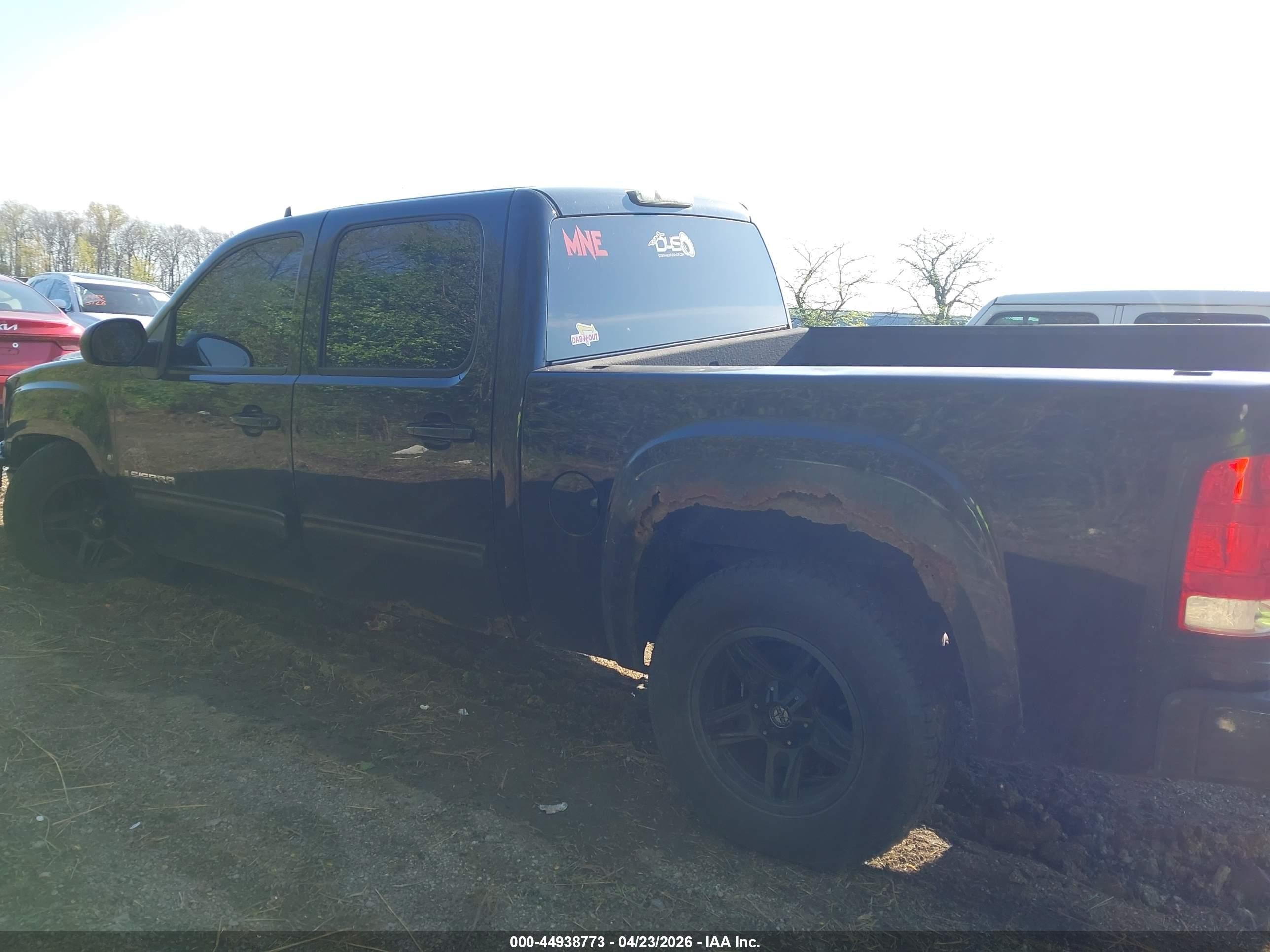 2007 Gmc Sierra 1500 Slt Black vin: 3GTEC13087G538062