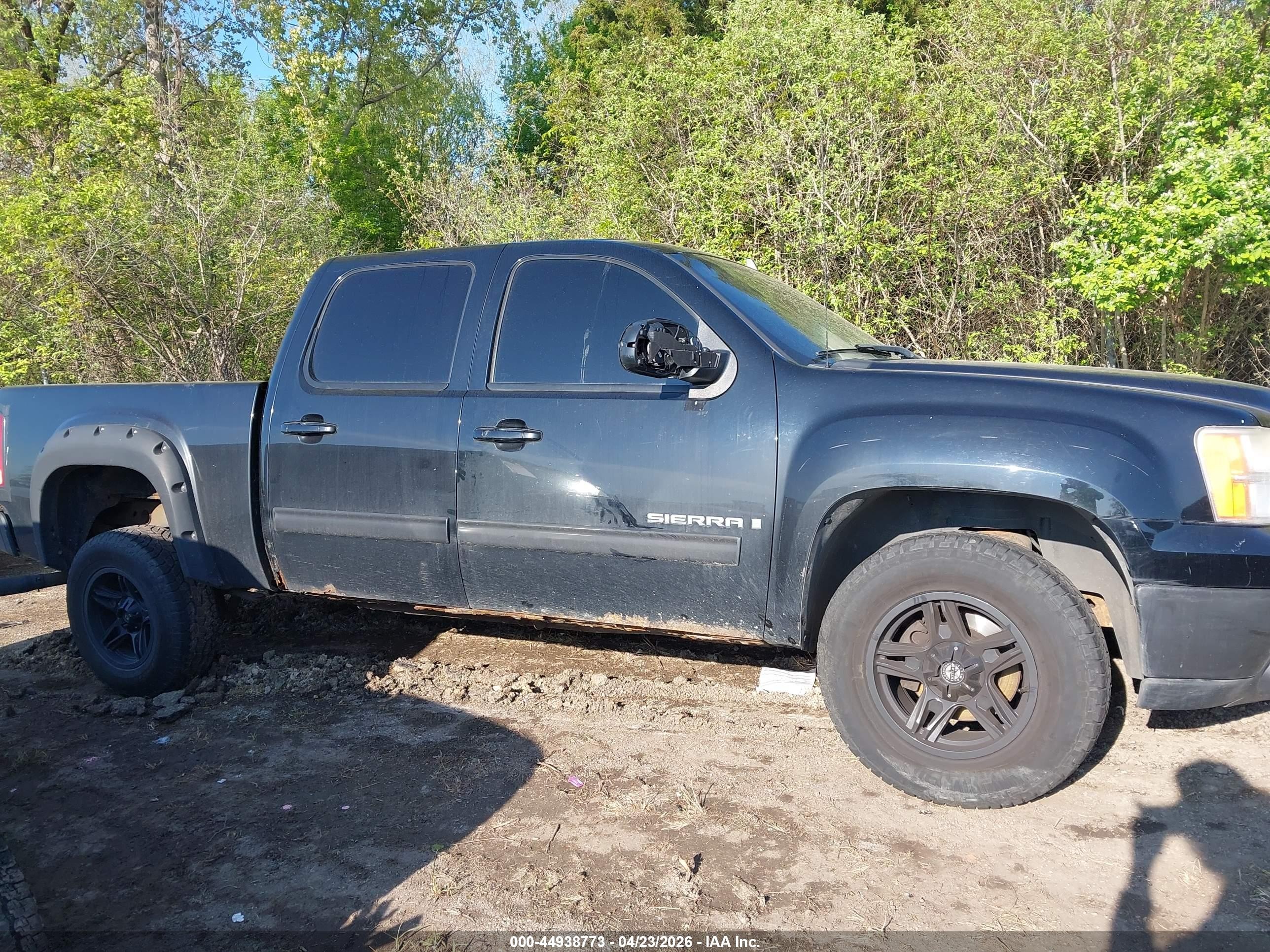2007 Gmc Sierra 1500 Slt Black vin: 3GTEC13087G538062