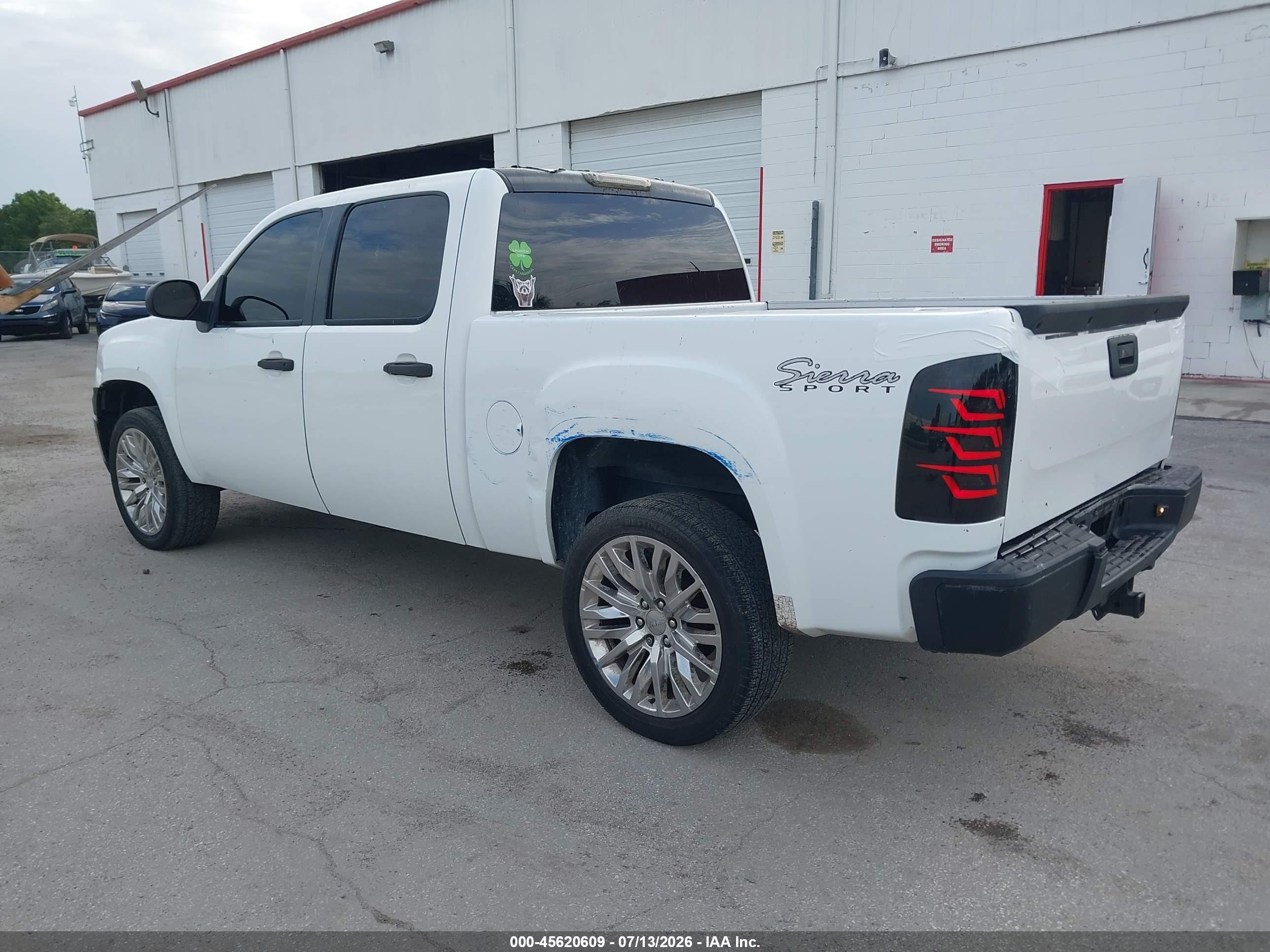 2009 Gmc Sierra 1500 Sl White vin: 3GTEC13C19G110783