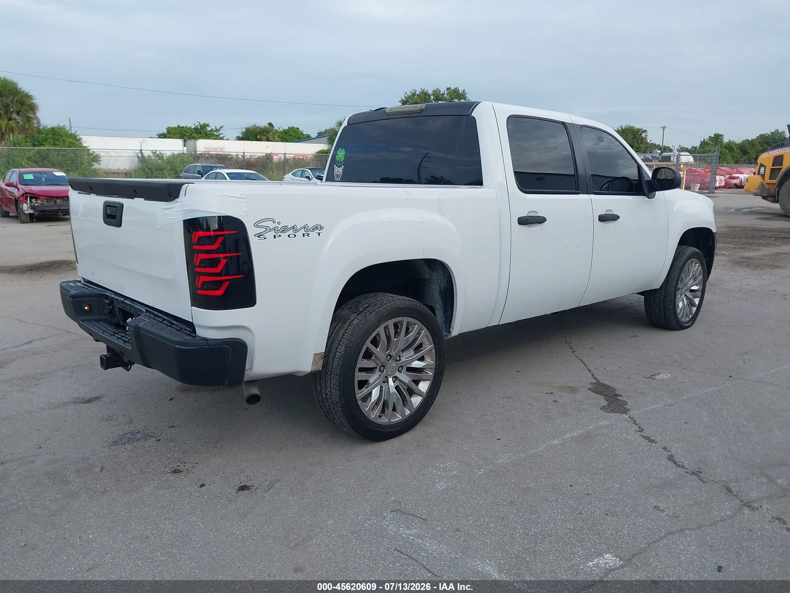 2009 Gmc Sierra 1500 Sl White vin: 3GTEC13C19G110783