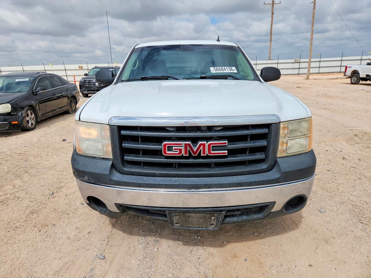 2008 Gmc Sierra C1500 White vin: 3GTEC13C38G132931