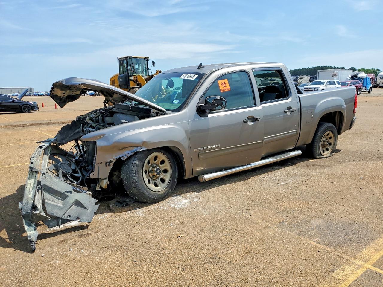 2009 Gmc Sierra C1500 Gray vin: 3GTEC13C39G190636