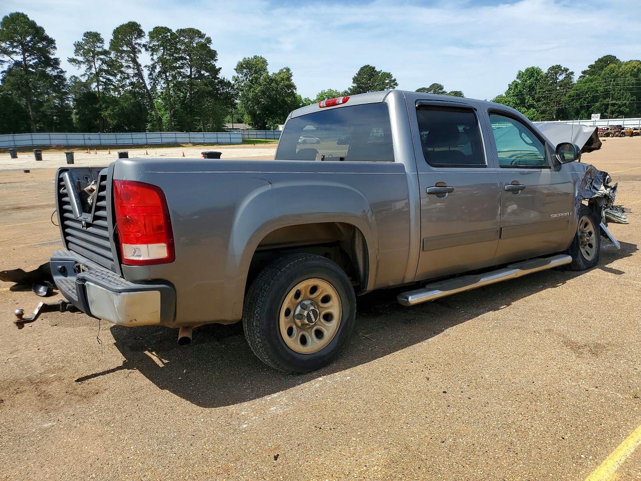 2009 Gmc Sierra C1500 Gray vin: 3GTEC13C39G190636