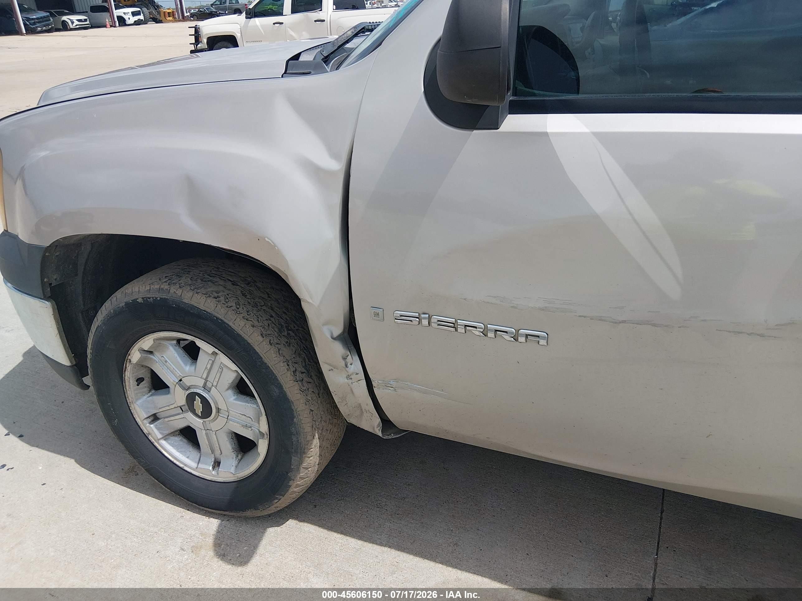 2009 Gmc Sierra 1500 Work Truck Серебряный vin: 3GTEC13C39G221383