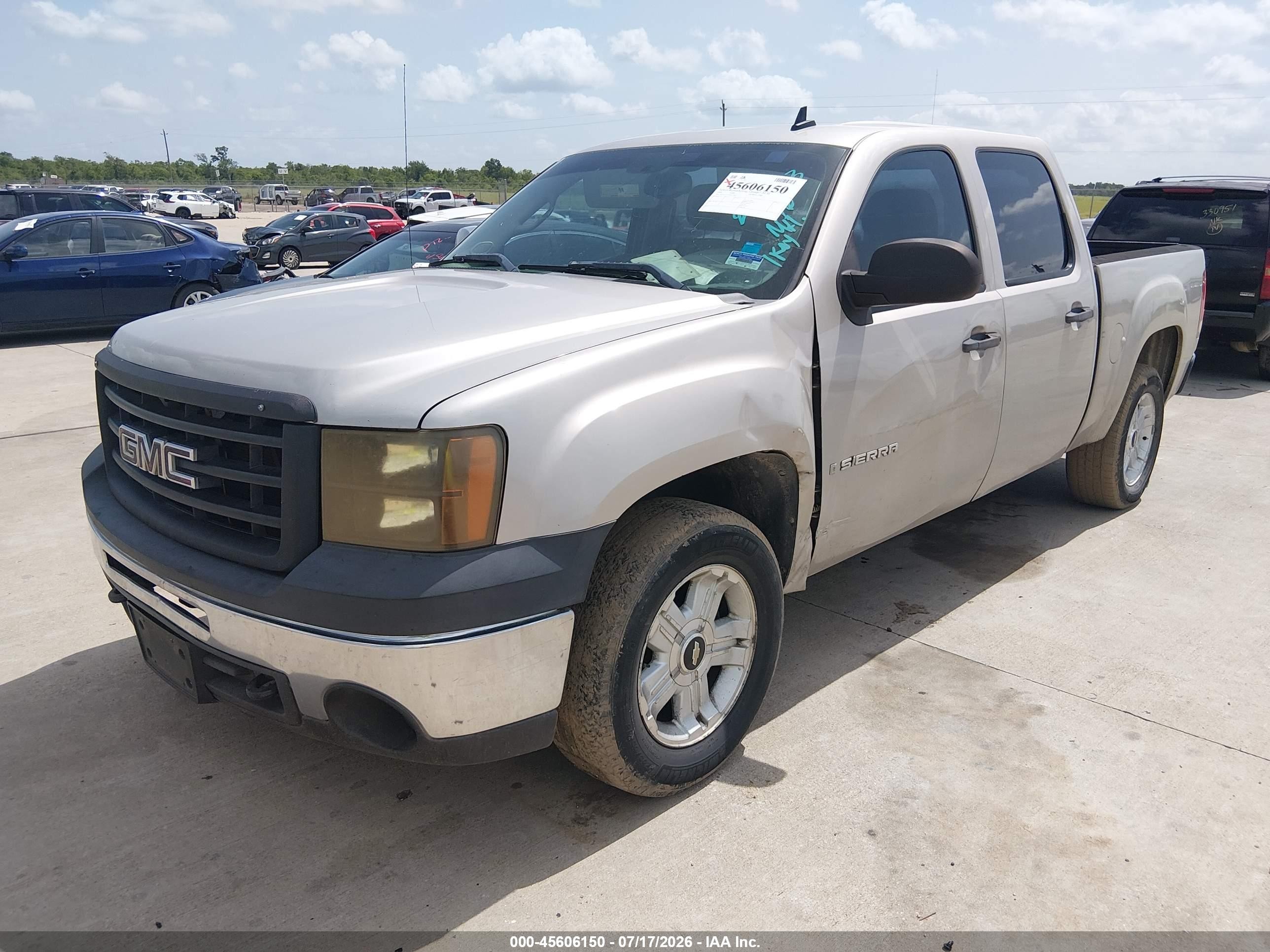 2009 Gmc Sierra 1500 Work Truck Серебряный vin: 3GTEC13C39G221383