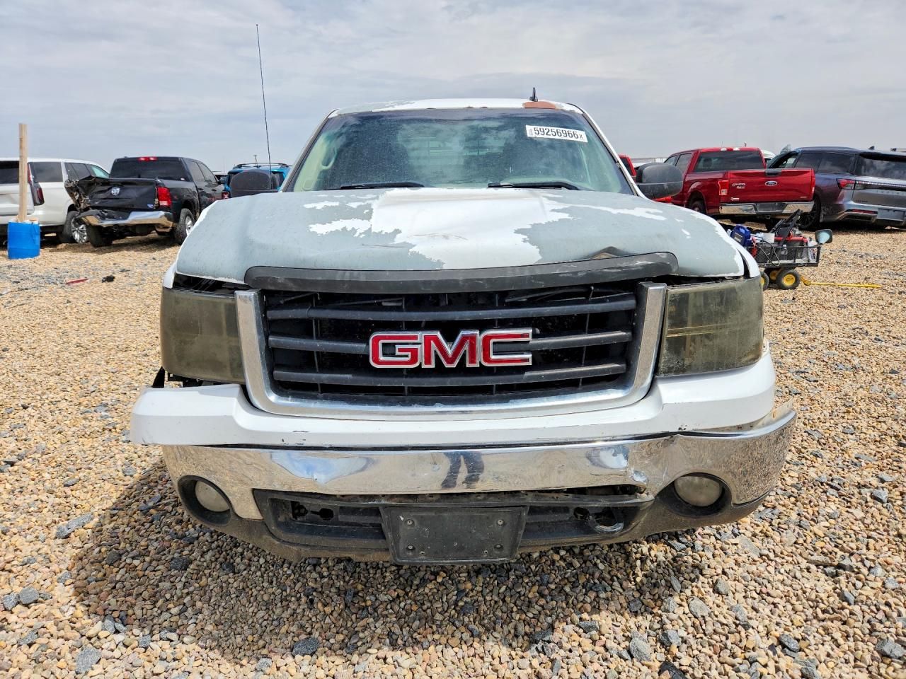 2007 Gmc Sierra White vin: 3GTEC13C47G523178