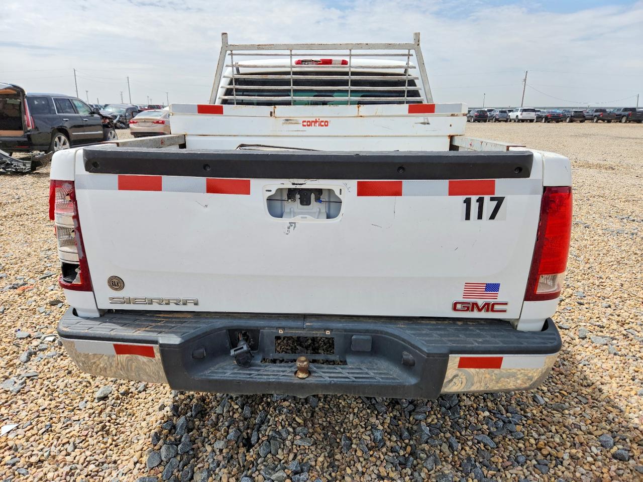 2007 Gmc Sierra White vin: 3GTEC13C47G523178