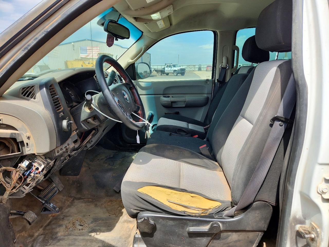 2007 Gmc Sierra White vin: 3GTEC13C47G523178