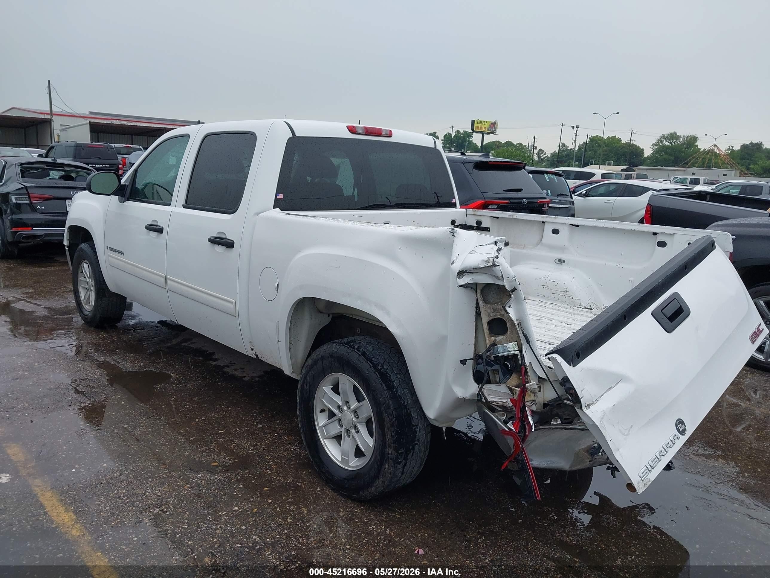 2009 Gmc Sierra 1500 Sl White vin: 3GTEC13C49G109644