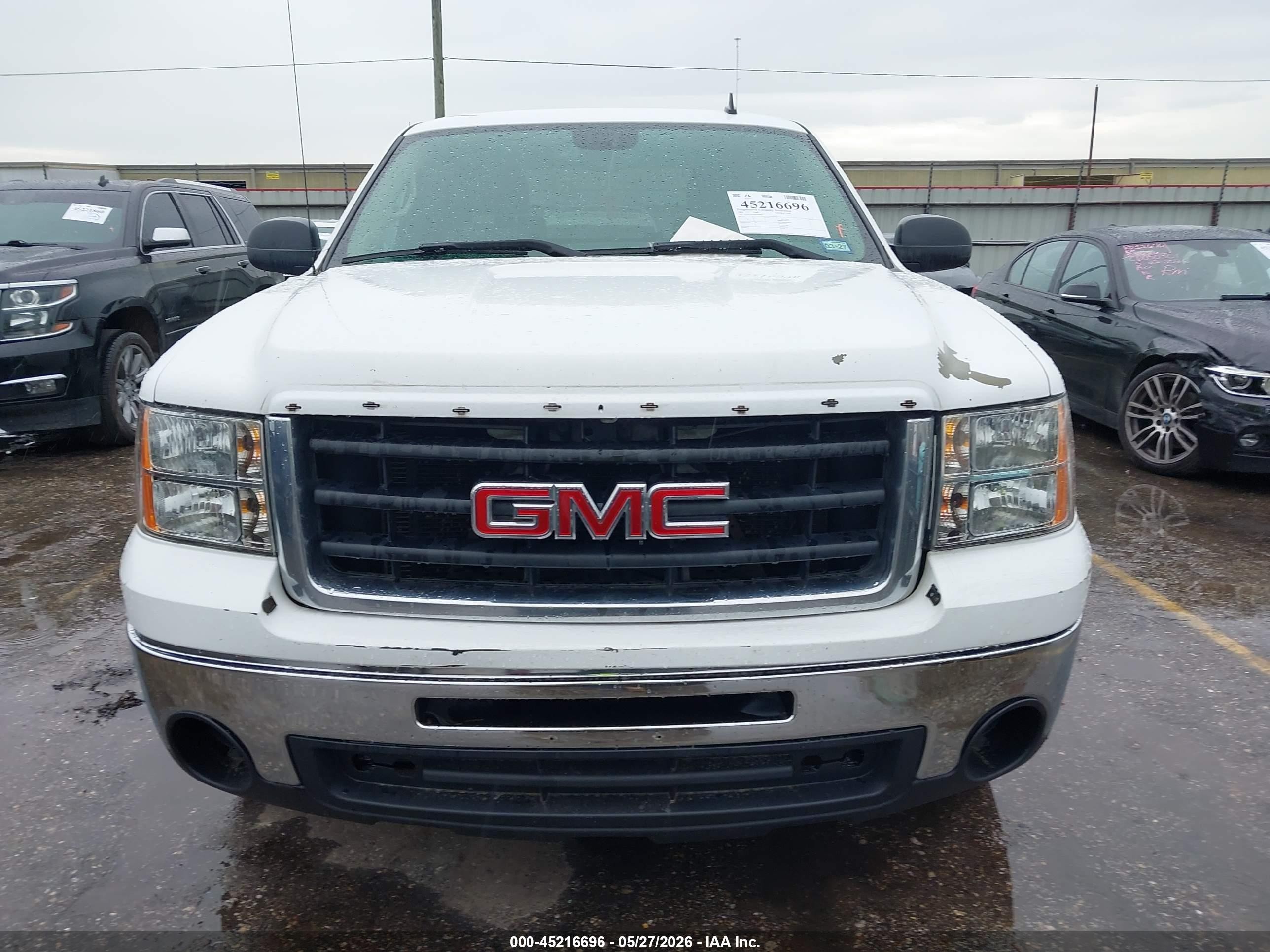 2009 Gmc Sierra 1500 Sl White vin: 3GTEC13C49G109644