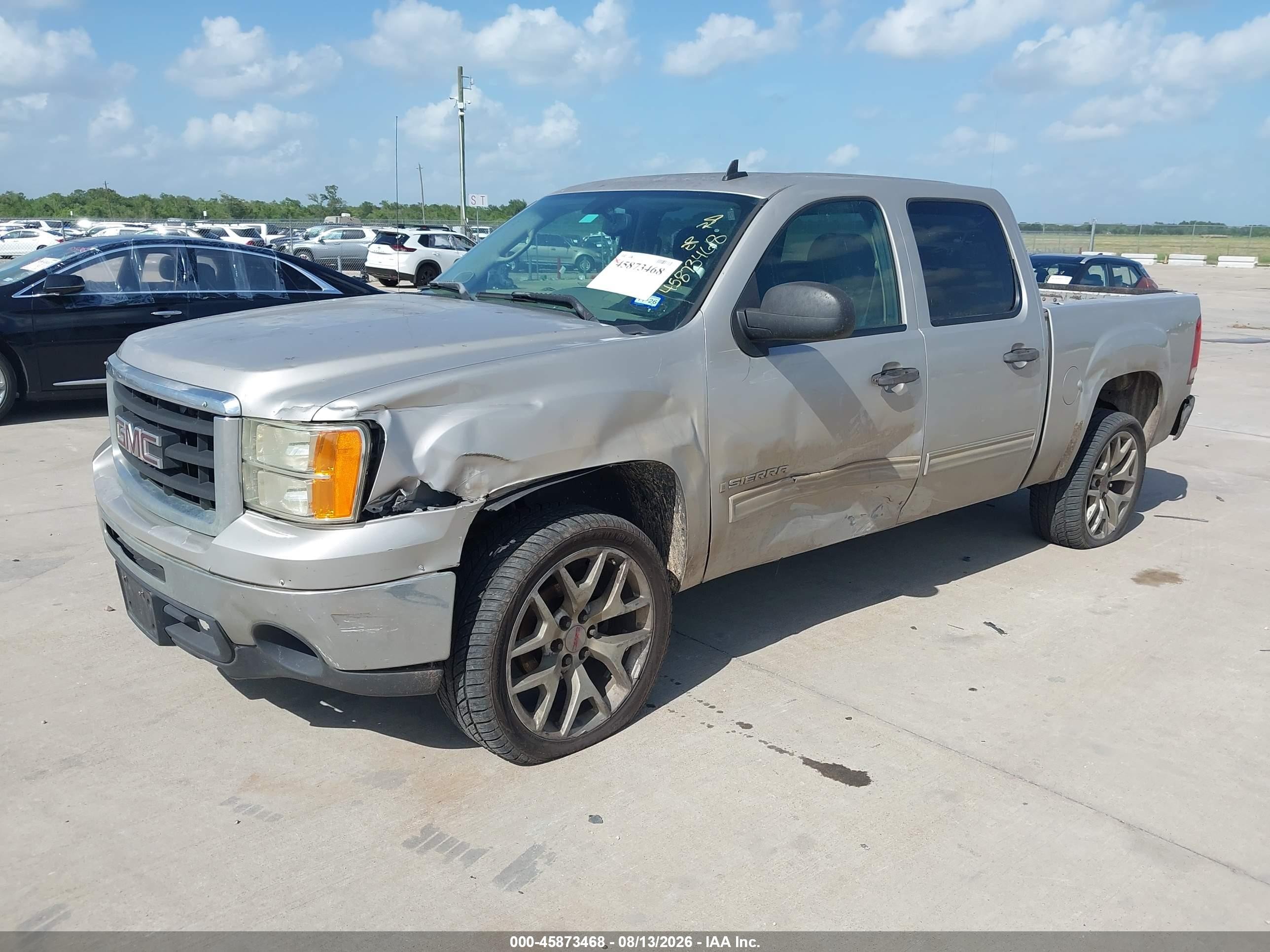 2009 Gmc Sierra 1500 Sl Silver vin: 3GTEC13C49G264615