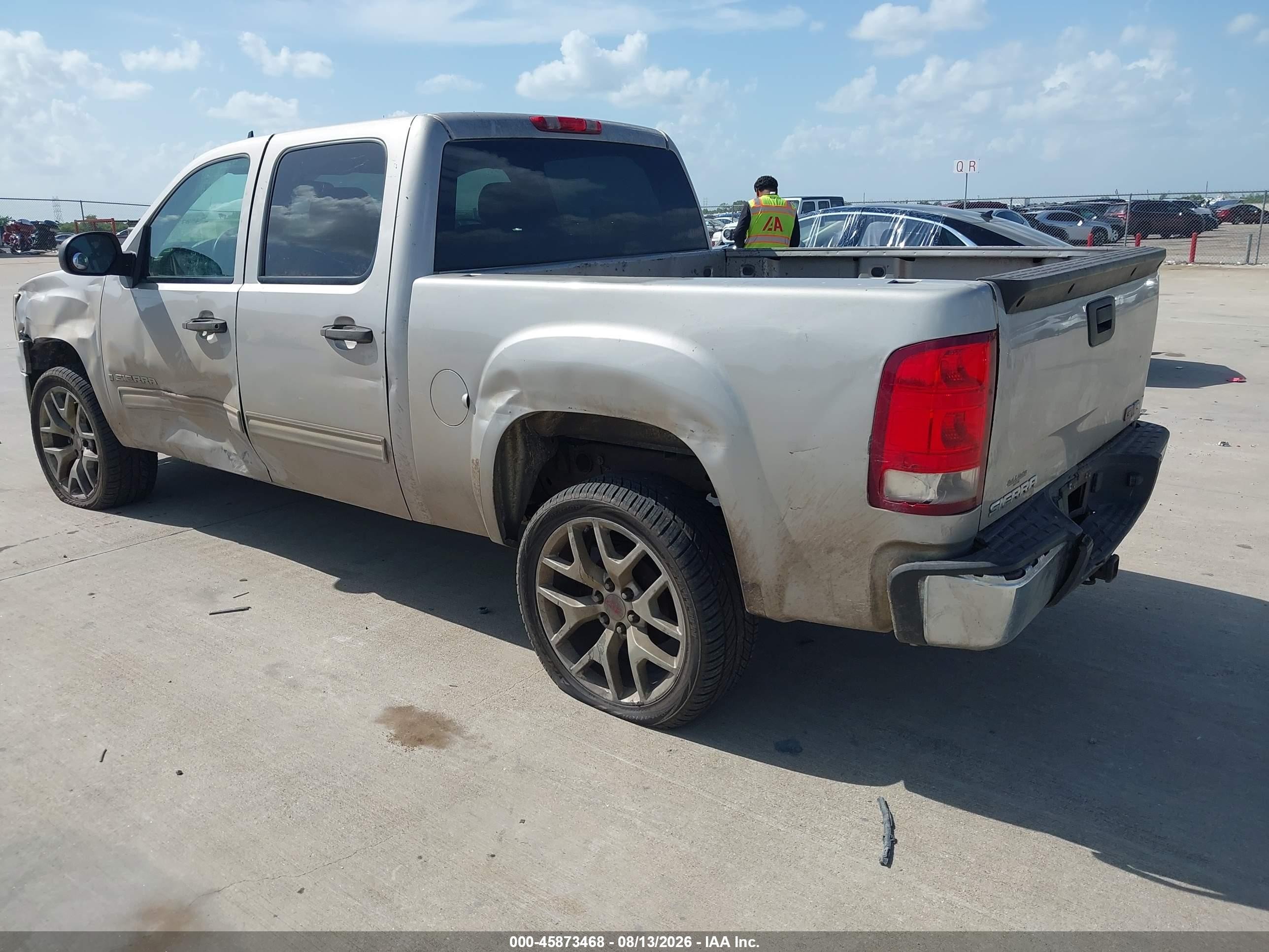 2009 Gmc Sierra 1500 Sl Silver vin: 3GTEC13C49G264615
