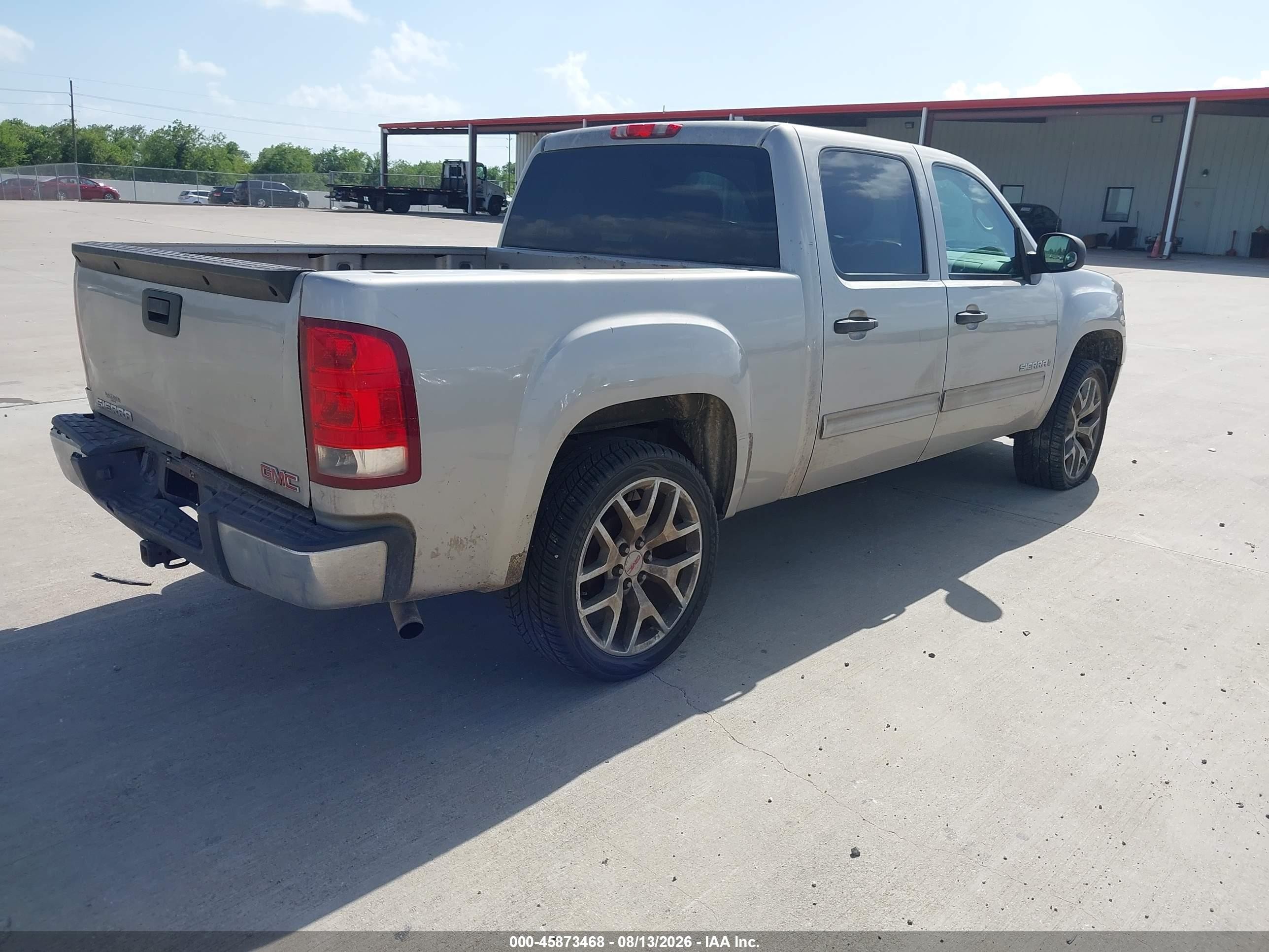 2009 Gmc Sierra 1500 Sl Silver vin: 3GTEC13C49G264615